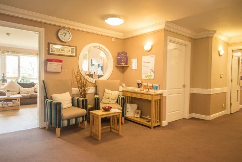 Hallway of Hadrian Park Care Home in Billingham, Stockton-on-Trees