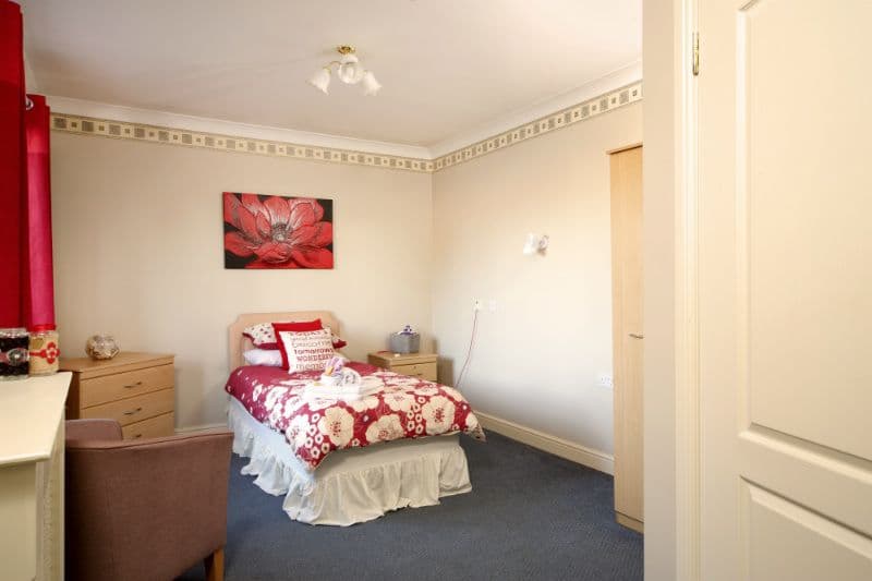 Bedroom of Hadrian Park Care Home in Billingham, Stockton-on-Trees