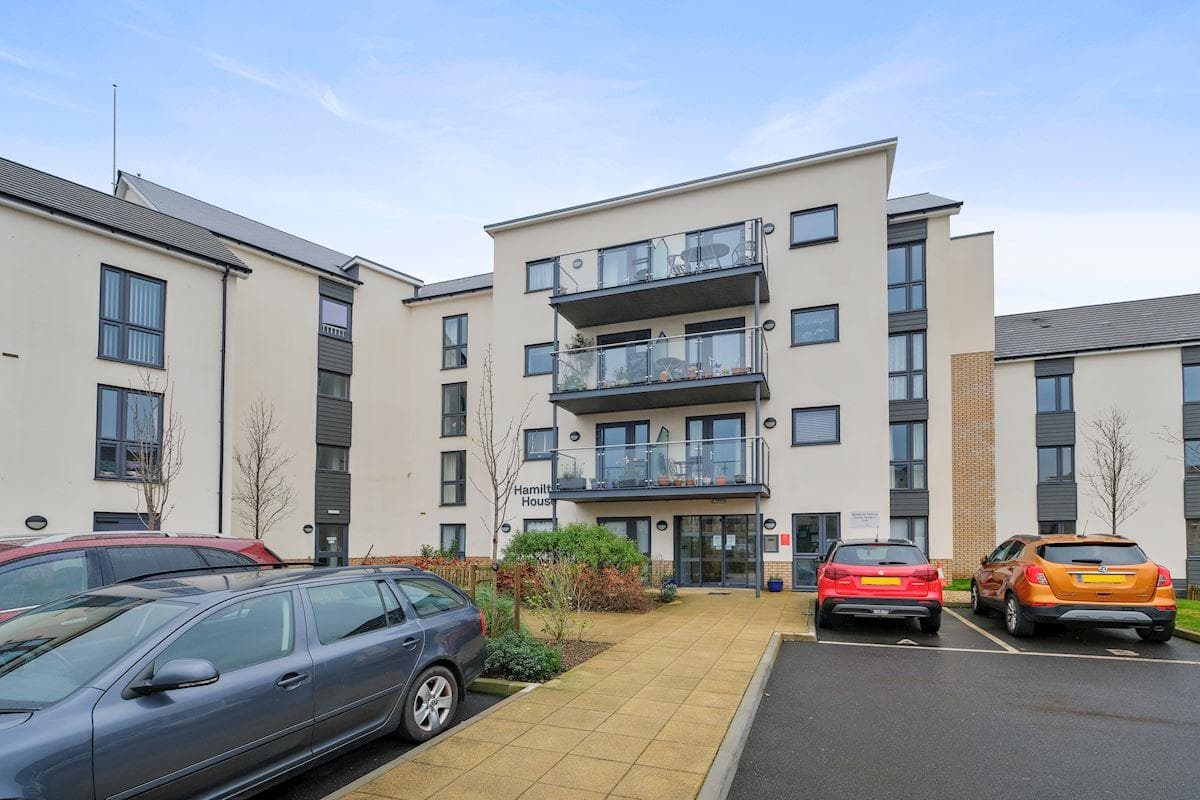 Exterior of Hamilton House Retirement Development in Patchway, Bristol