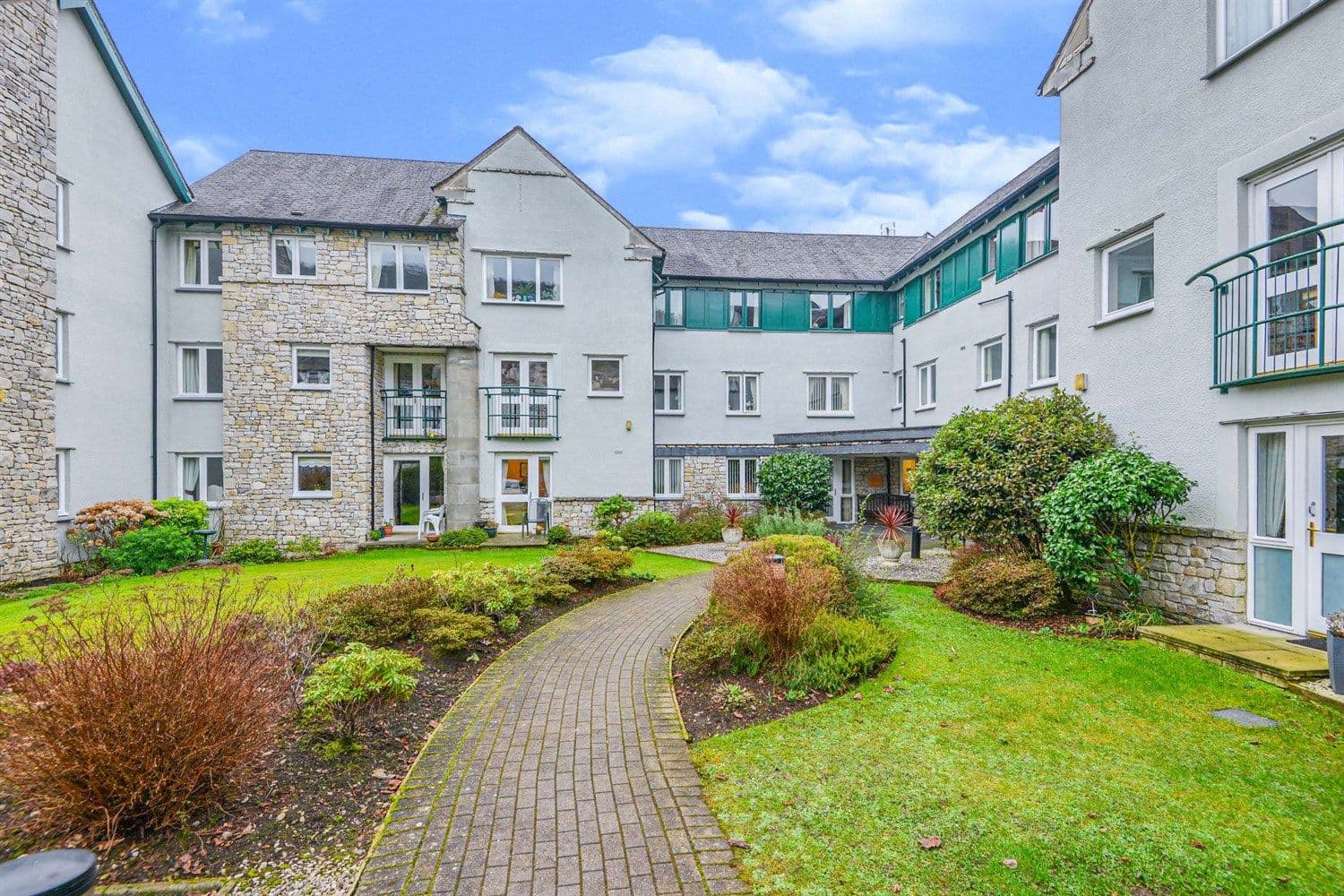 Exterior of Hampsfell Grange in Grange-over-Sands, Cumbria