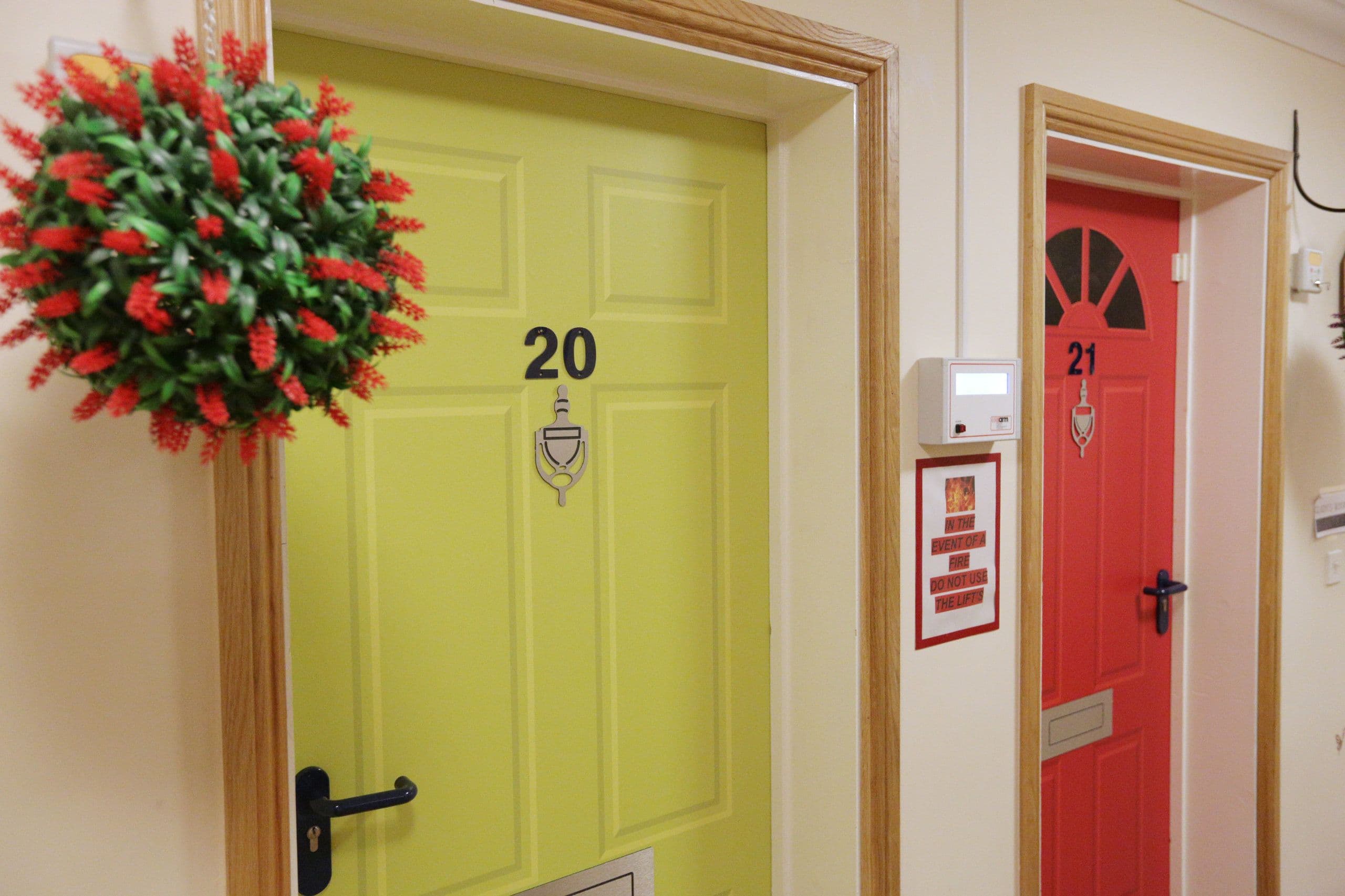 Hallway at Harleston House Care Home, Lowestoft, Suffolk