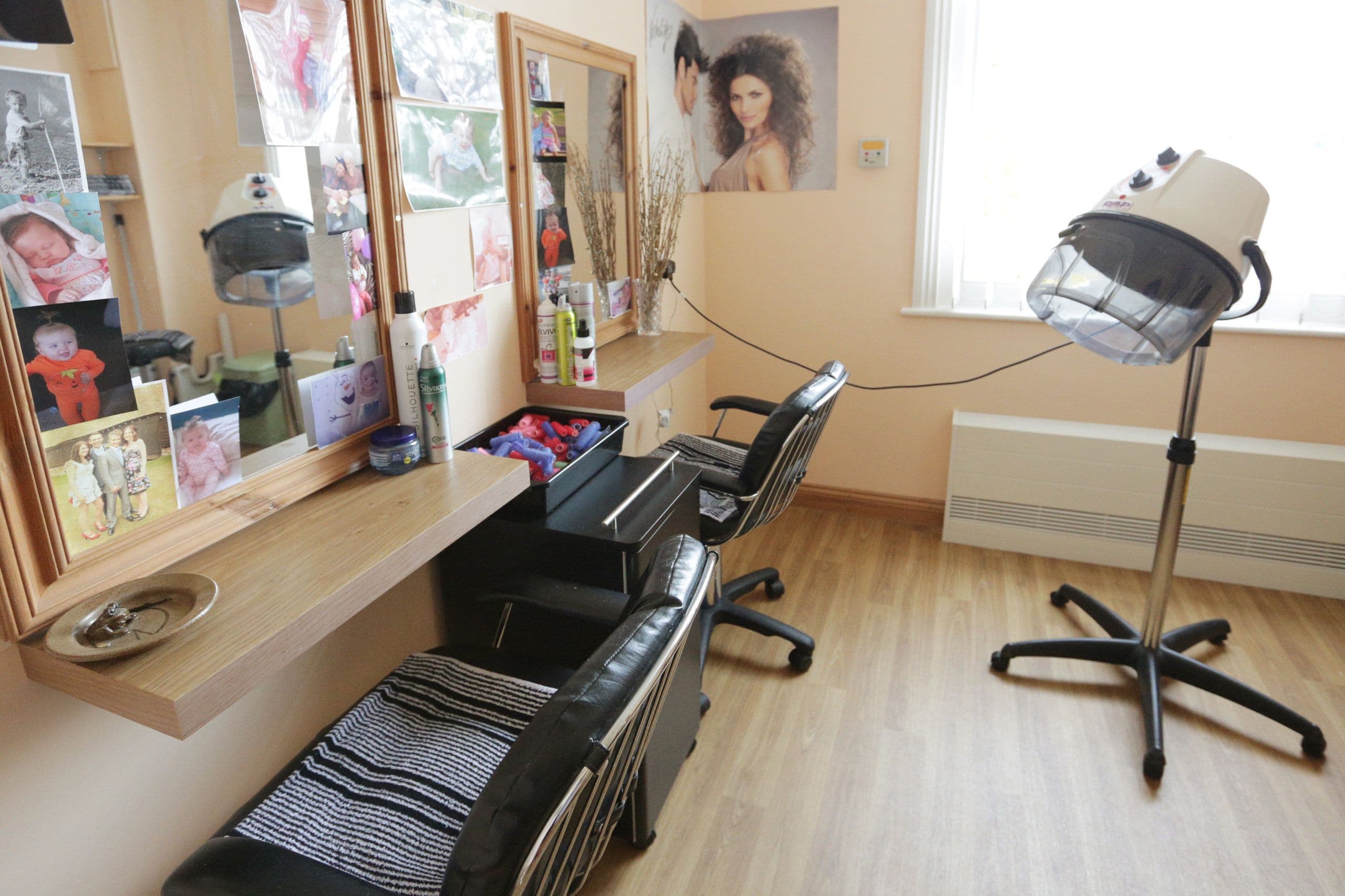 Hair Salon at Harleston House Care Home, Lowestoft, Suffolk