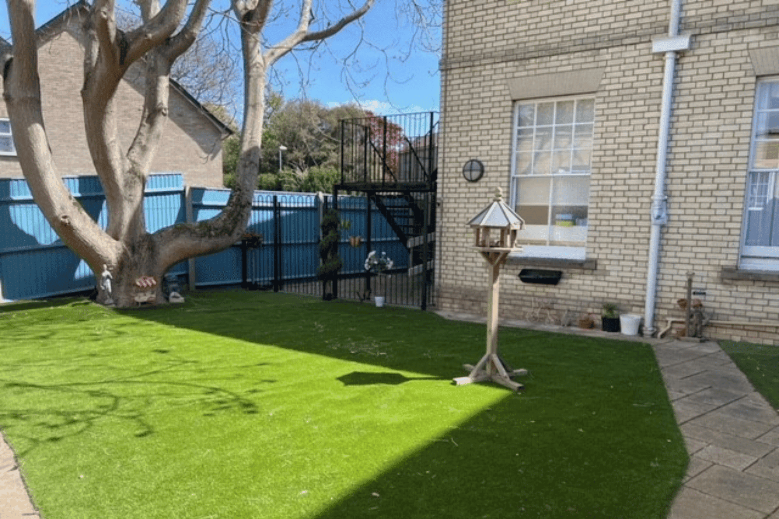 Garden at Harleston House Care Home, Lowestoft, Suffolk