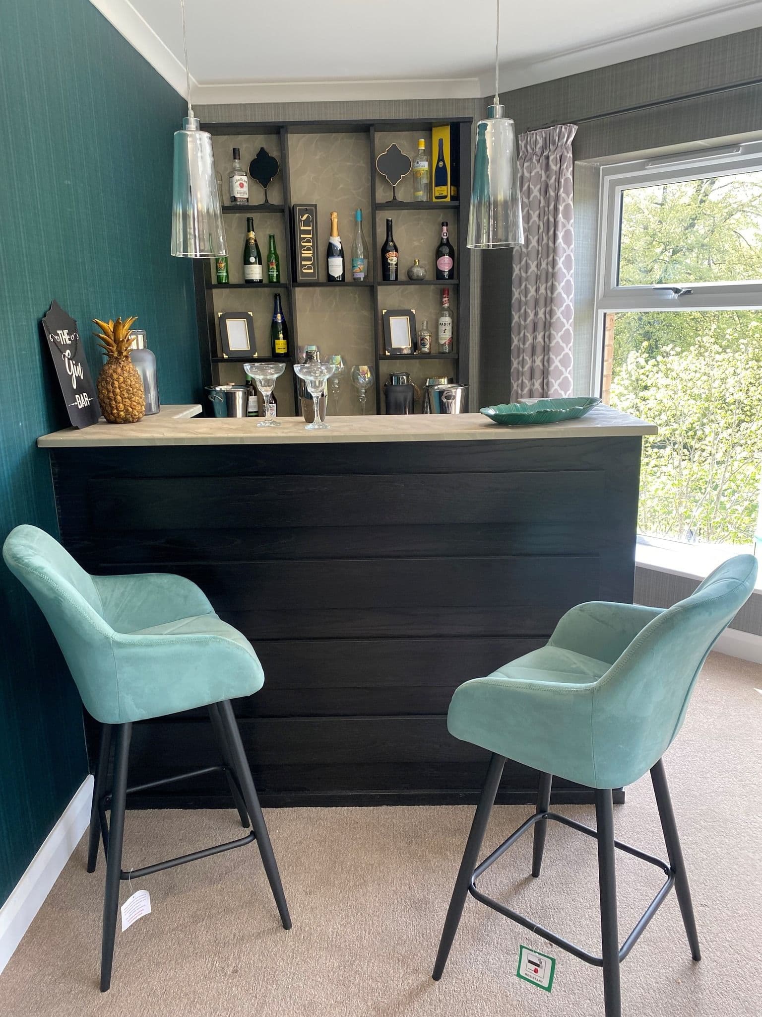 Bar at Harlow Hall Care Home in Aldershot, Rushmoor