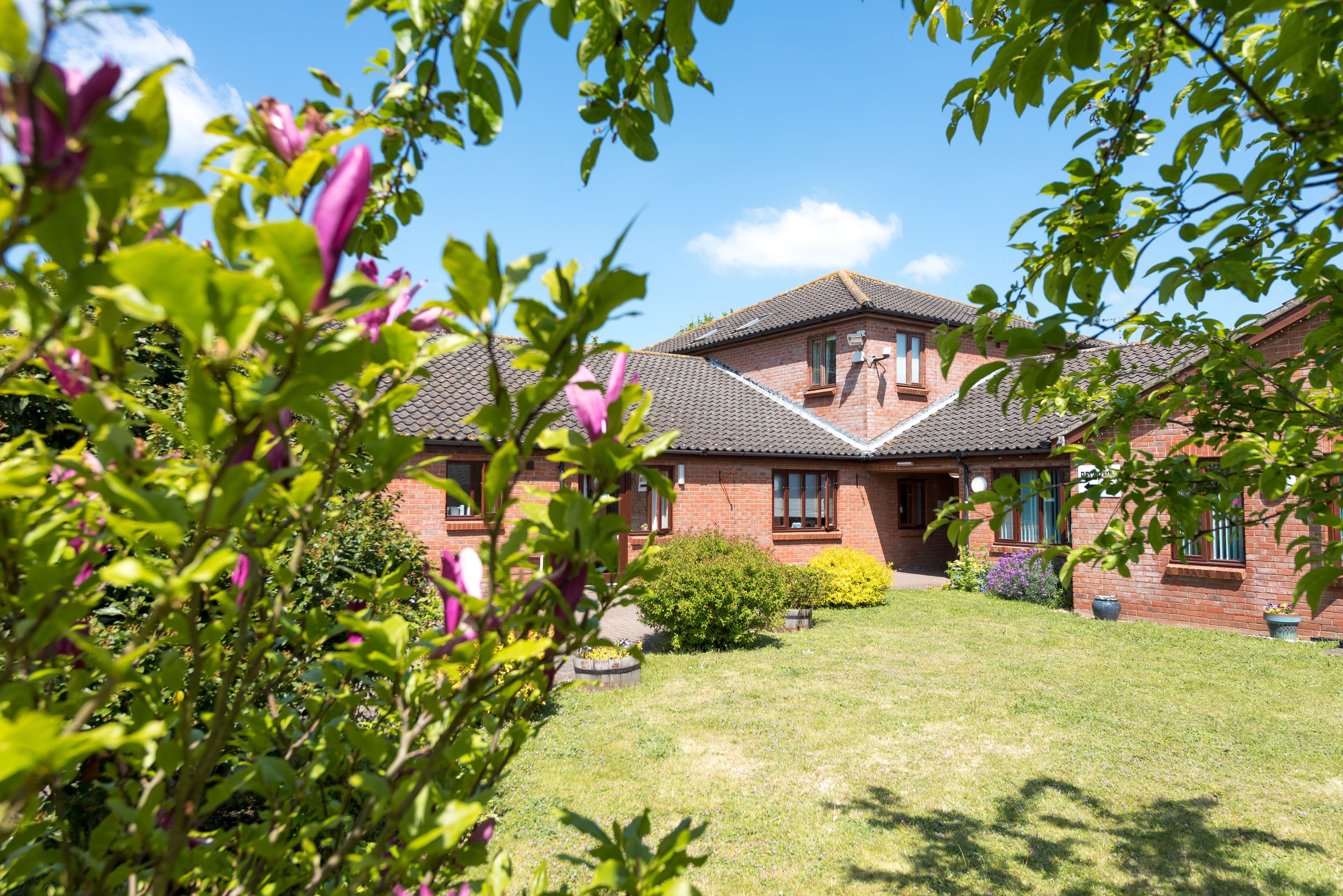 Exterior of Hassingham House care home in Norwich, Norfolk