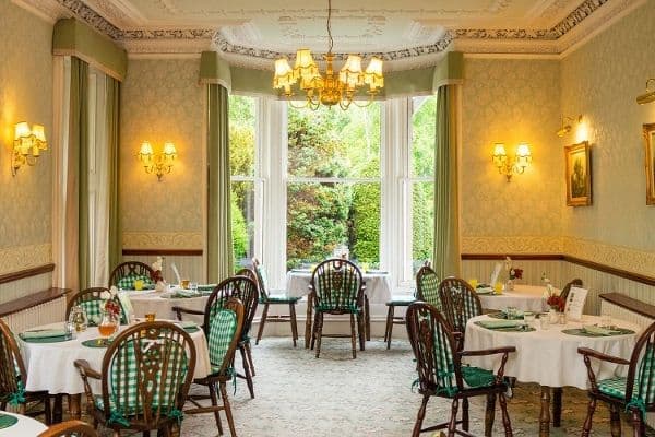 Dining area at Hawkhill House Care Home in Aberdeen, Aberdeenshire