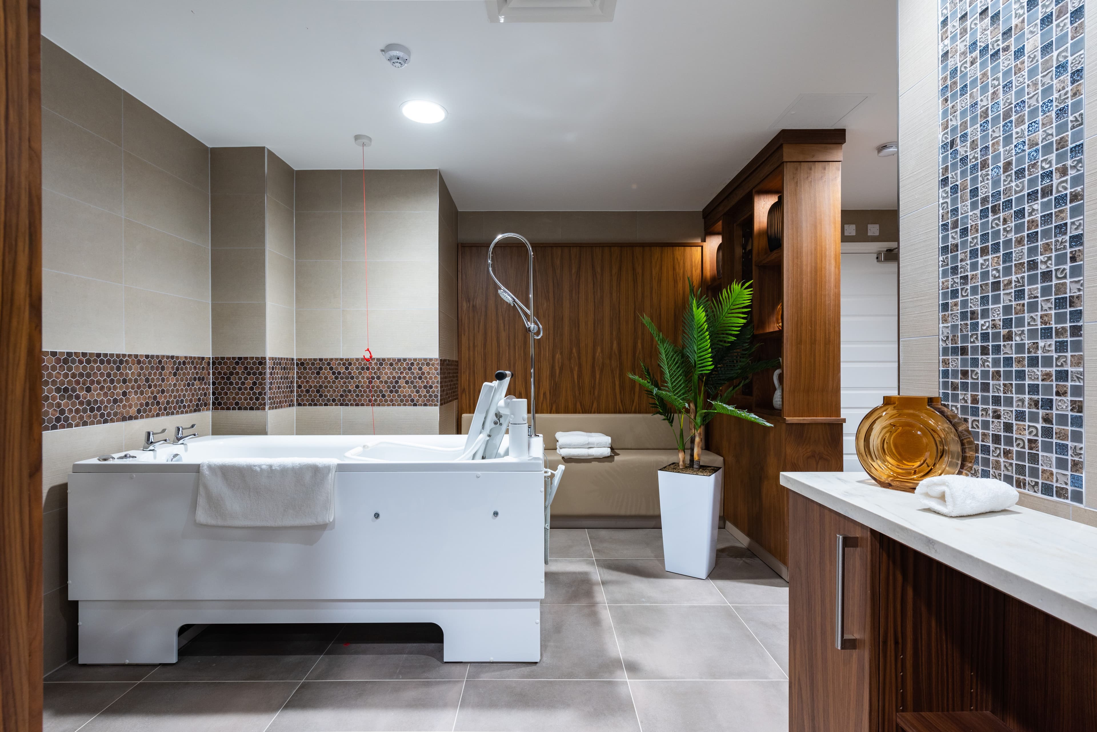 Bathroom of Heathland House care home in Ferndown, Dorset