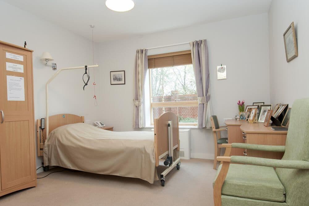 Bedroom of Heavers Court care home in London, Greater London