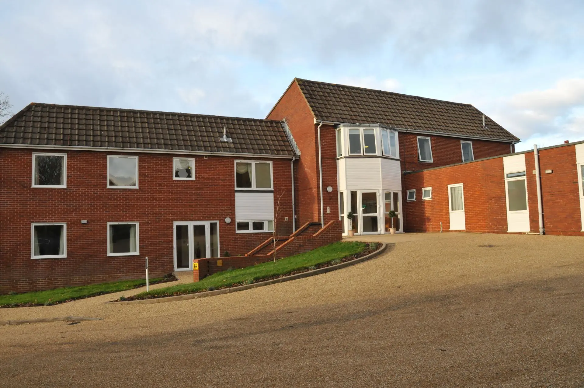 Exterior of Heffle Court Care Home in Heathfield, Wealden