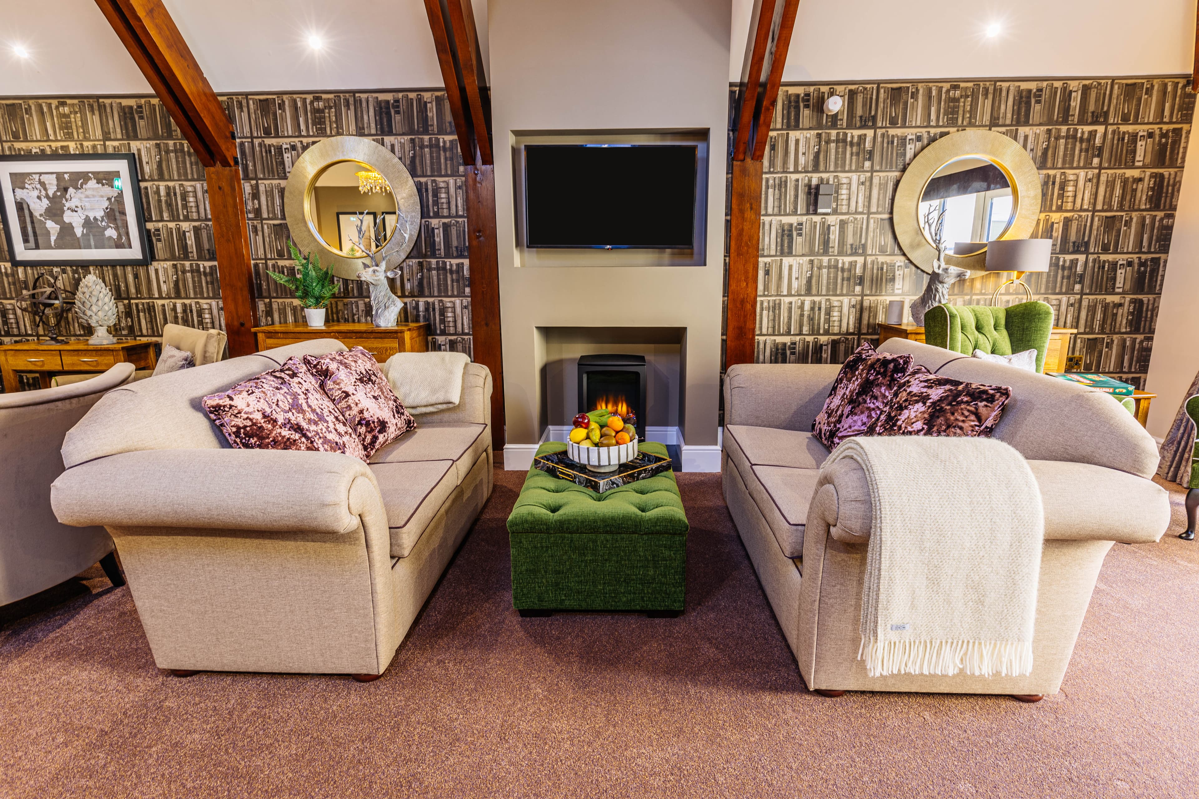 Communal Lounge of Hempton Field Care Home in Princes Risborough, Buckinghamshire