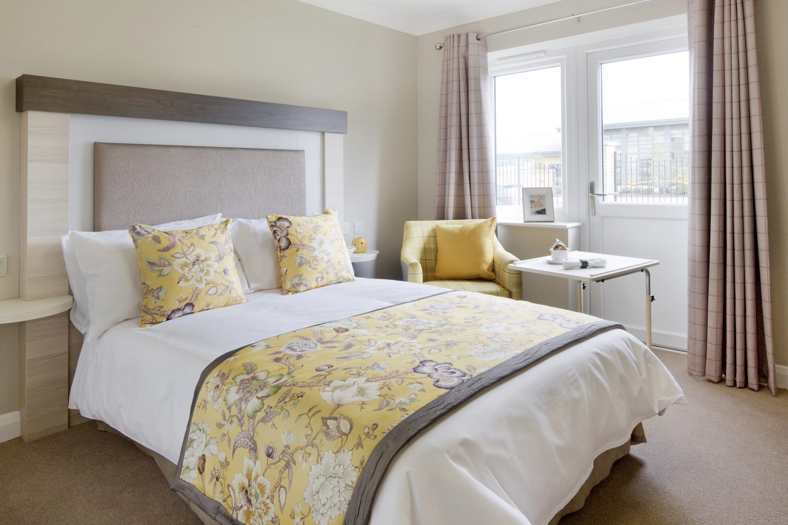 Bedroom at Henley House Care Home, Ipswich, Suffolk