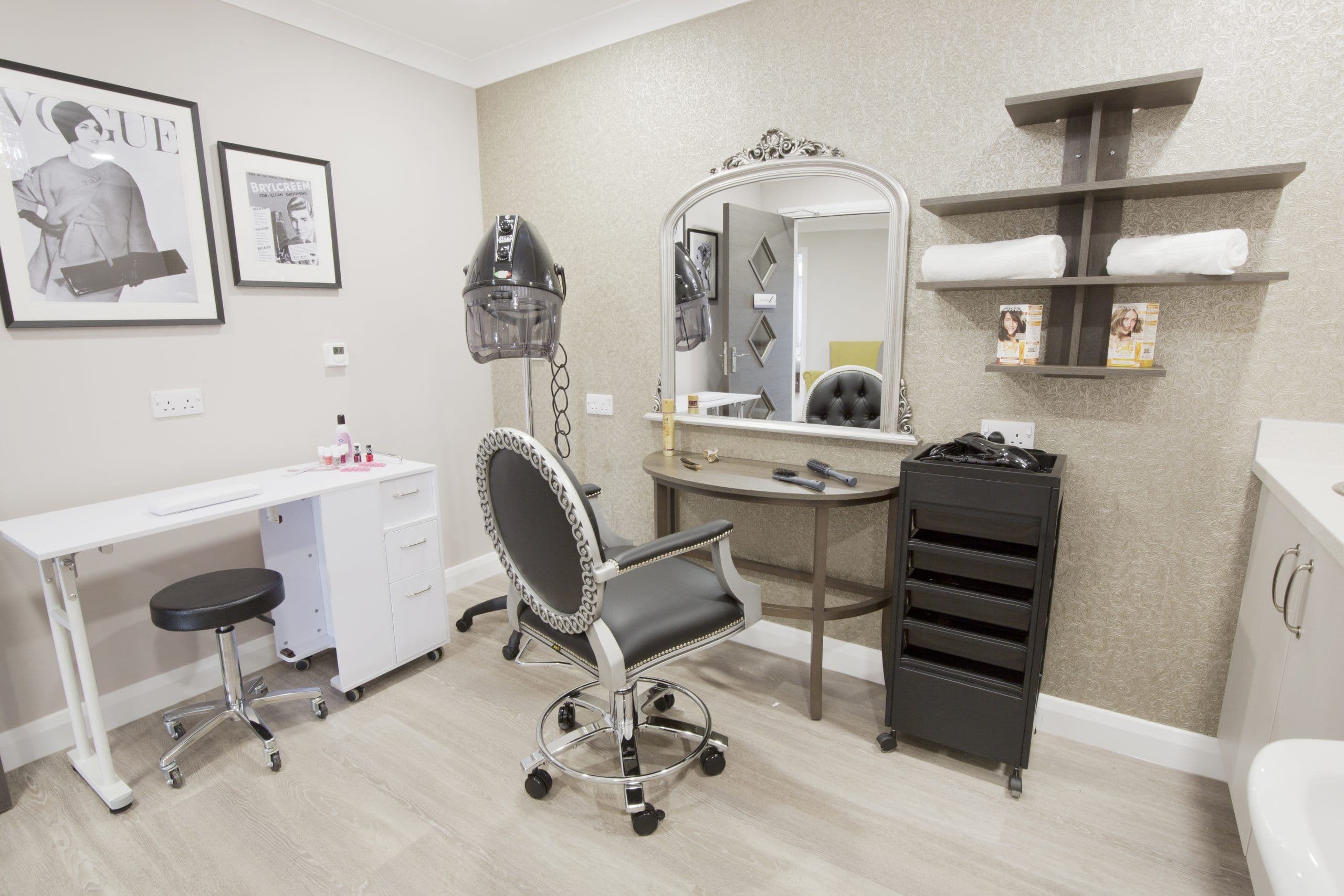 Hair Salon at Henley House Care Home, Ipswich, Suffolk