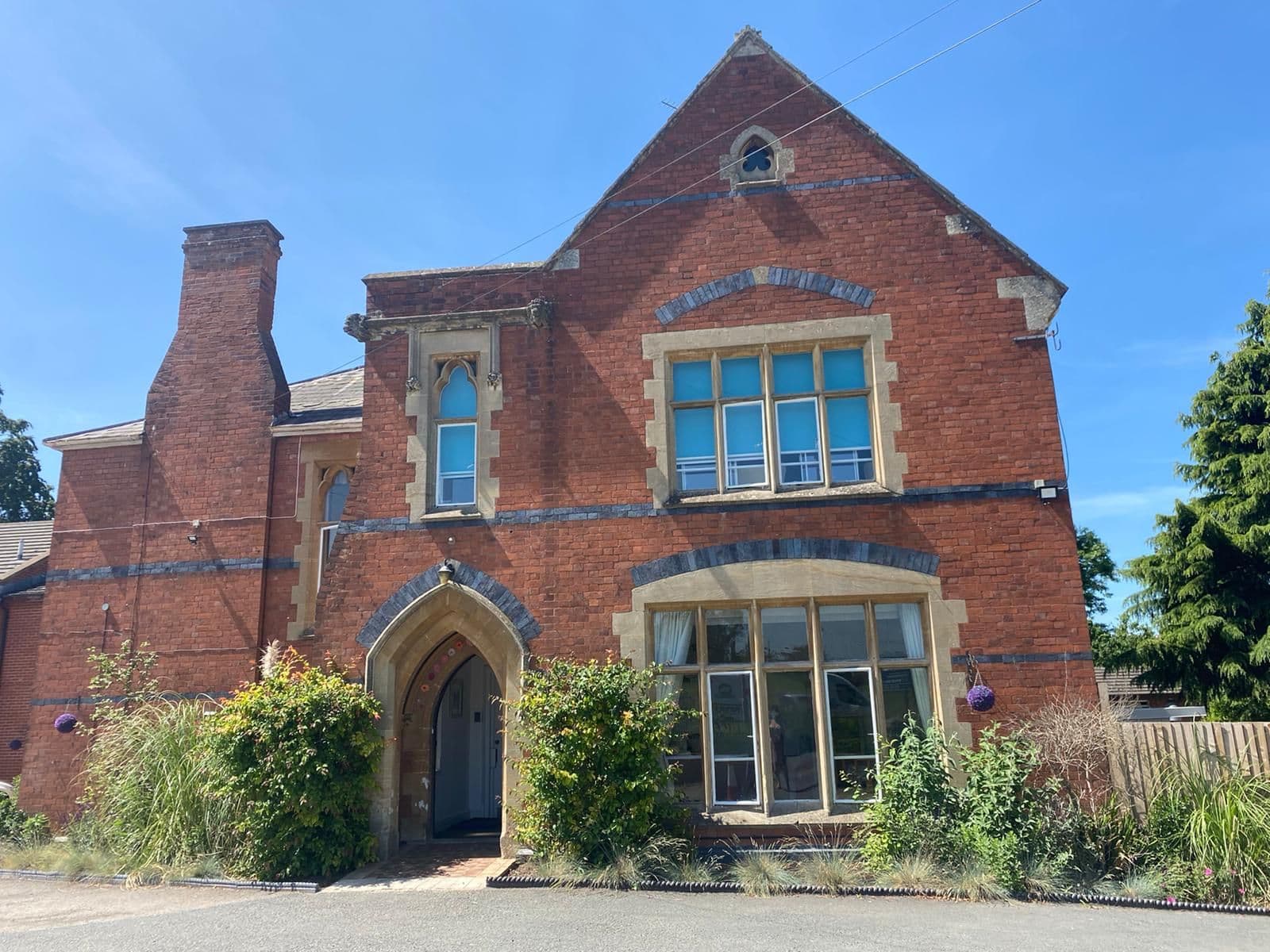 Exterior of Holmer care home in Holmer, Hereford