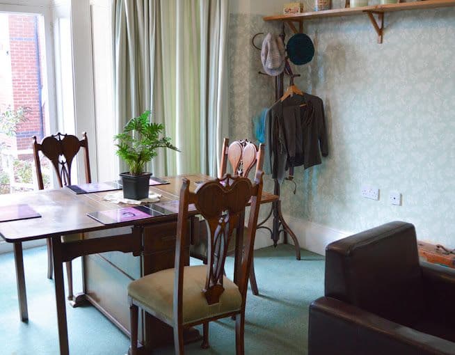 Dining room of Holmer care home in Holmer, Hereford