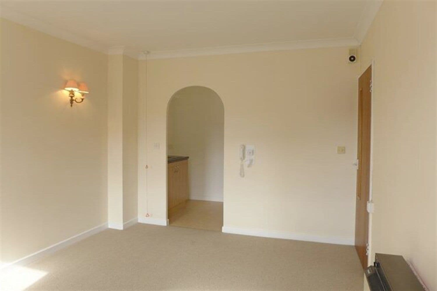 Living Room at Homechester House Retirement Apartment in Dorchester, Dorset