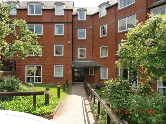 Exterior of Homedee House retirement development Chester, Cheshire