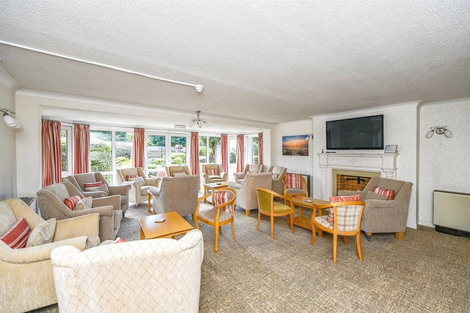 Communal Lounge at Homedove House Retirement Development in Liverpool, Merseyside