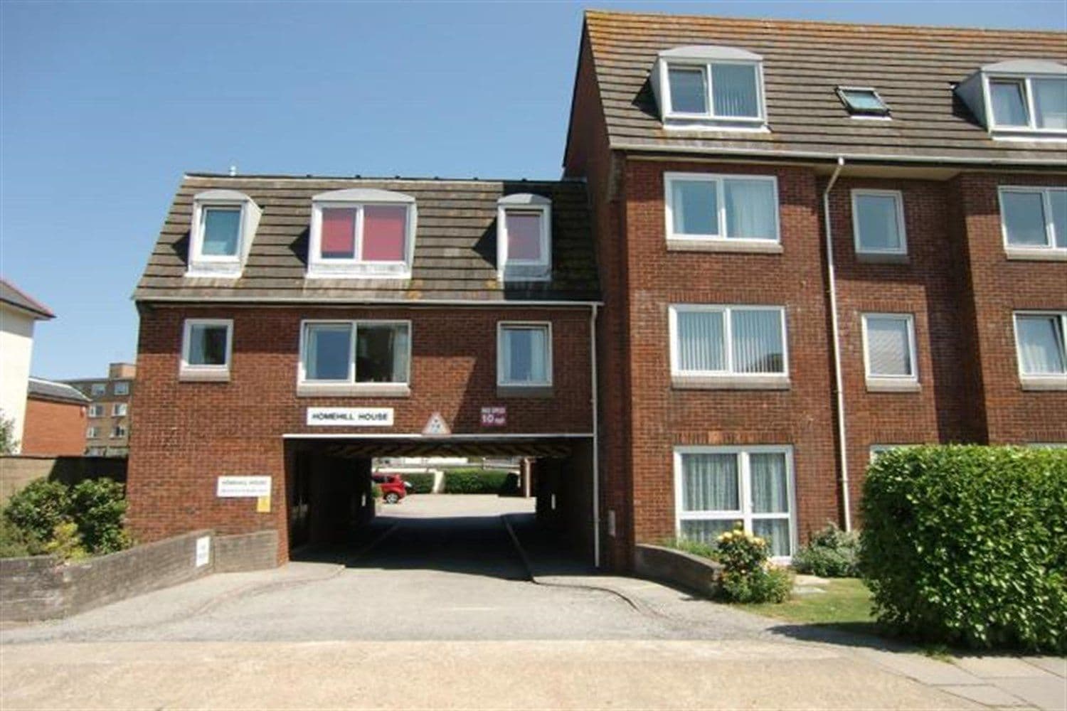 Exterior of Homehill House Retirement Development in Bexhill, Rother