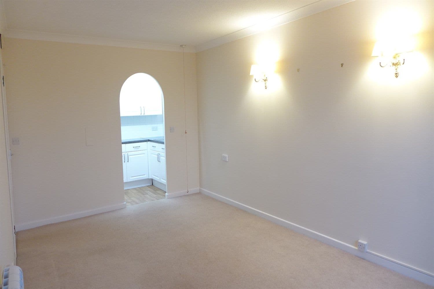 Living Room at Homehill House Retirement Apartment in Bexhill, Rother