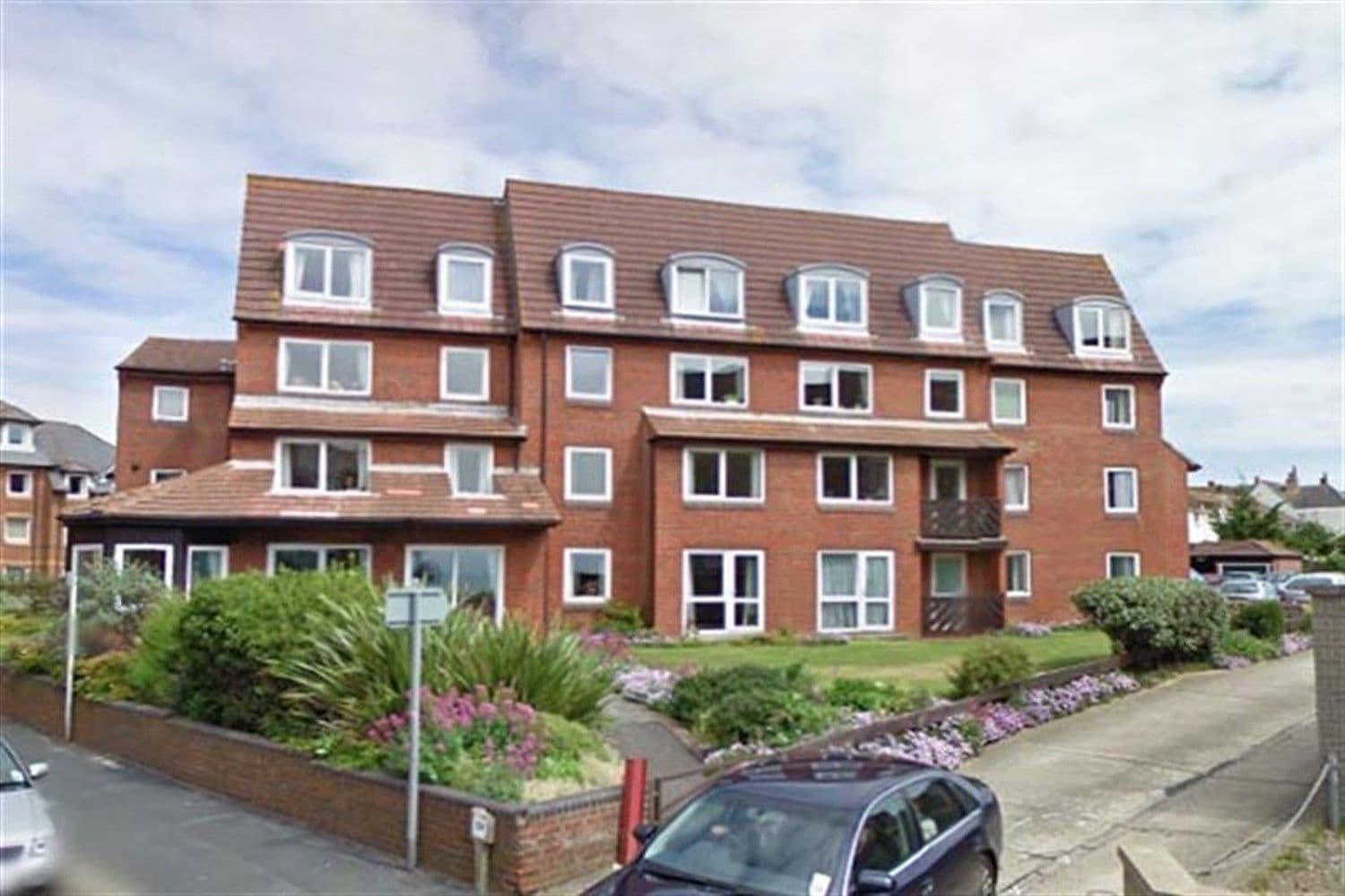 Exterior of Hometide House Retirement Development in Gosport, Hampshire