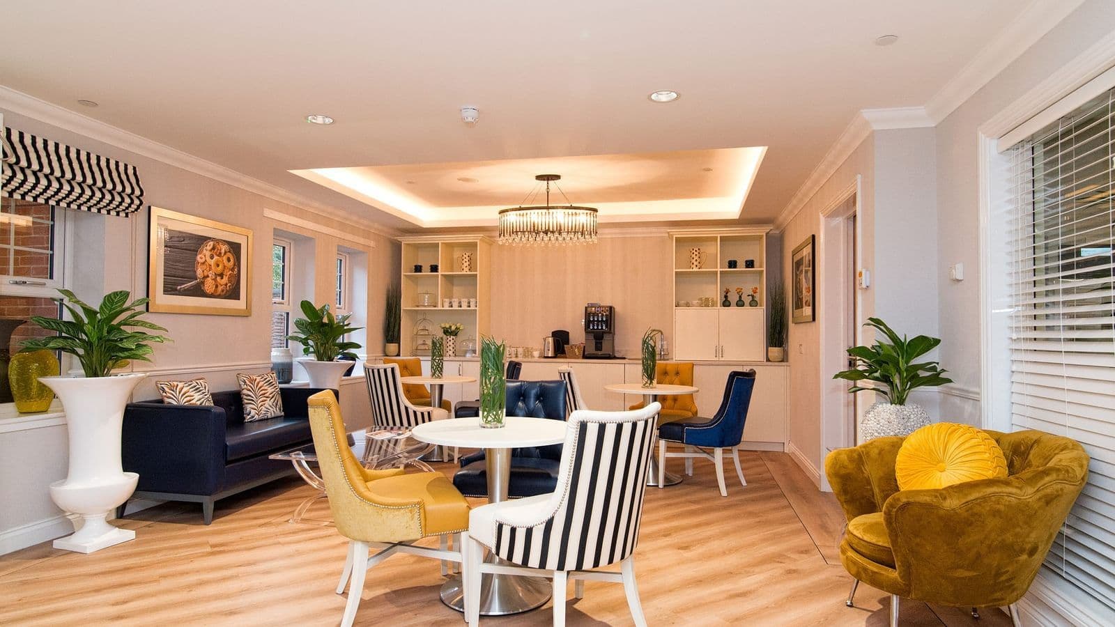 Dining Room at Horsell Lodge Care Home in Woking, Surrey