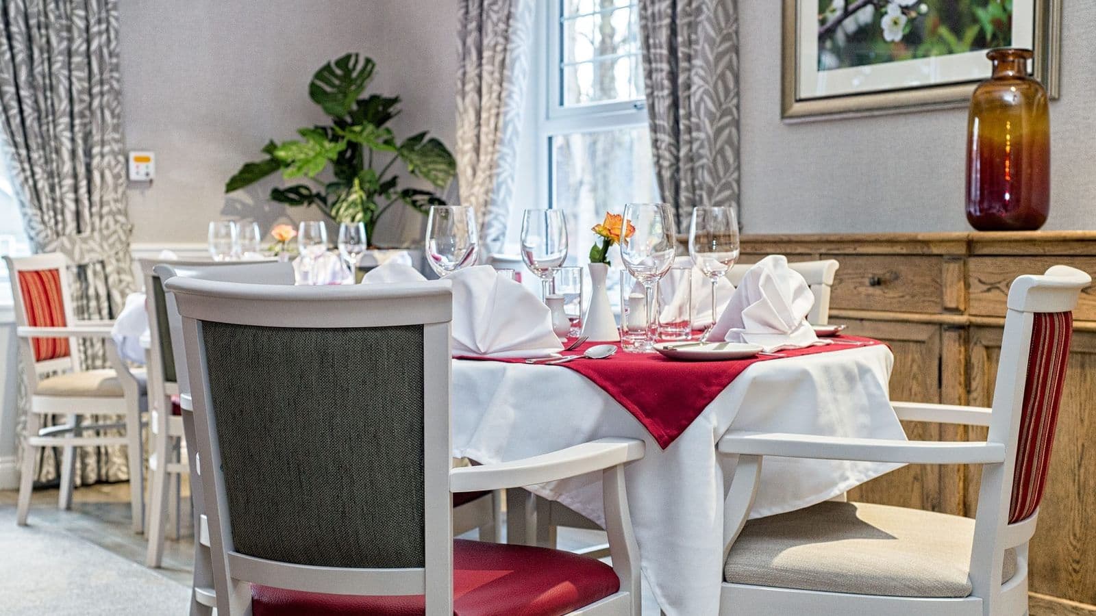 Dining Room at Horsell Lodge Care Home in Woking, Surrey