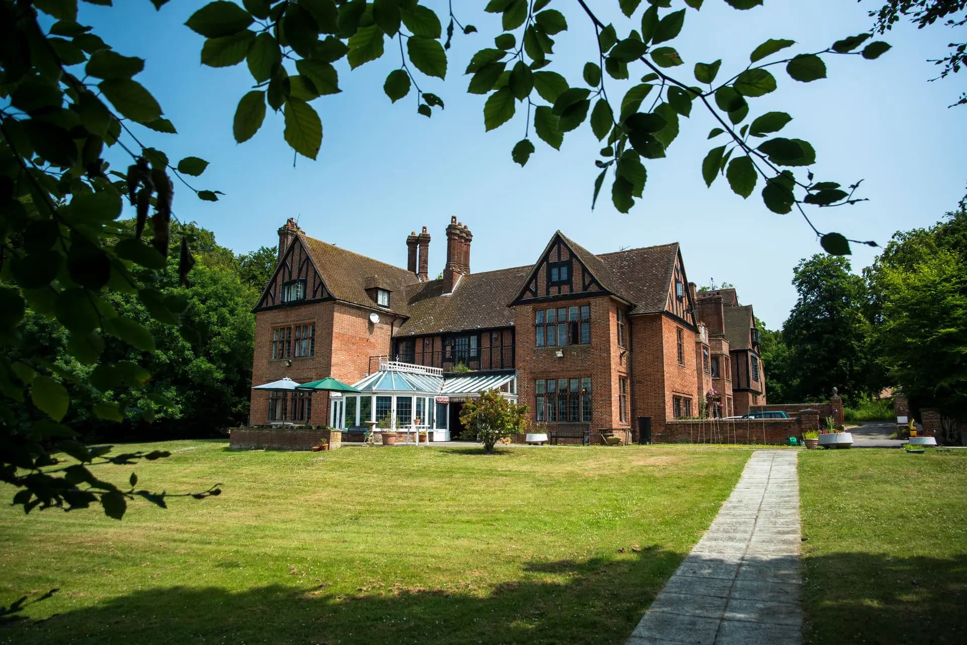 Garden of Huntercombe Hall in Henley-on-Thames, Oxfordshire