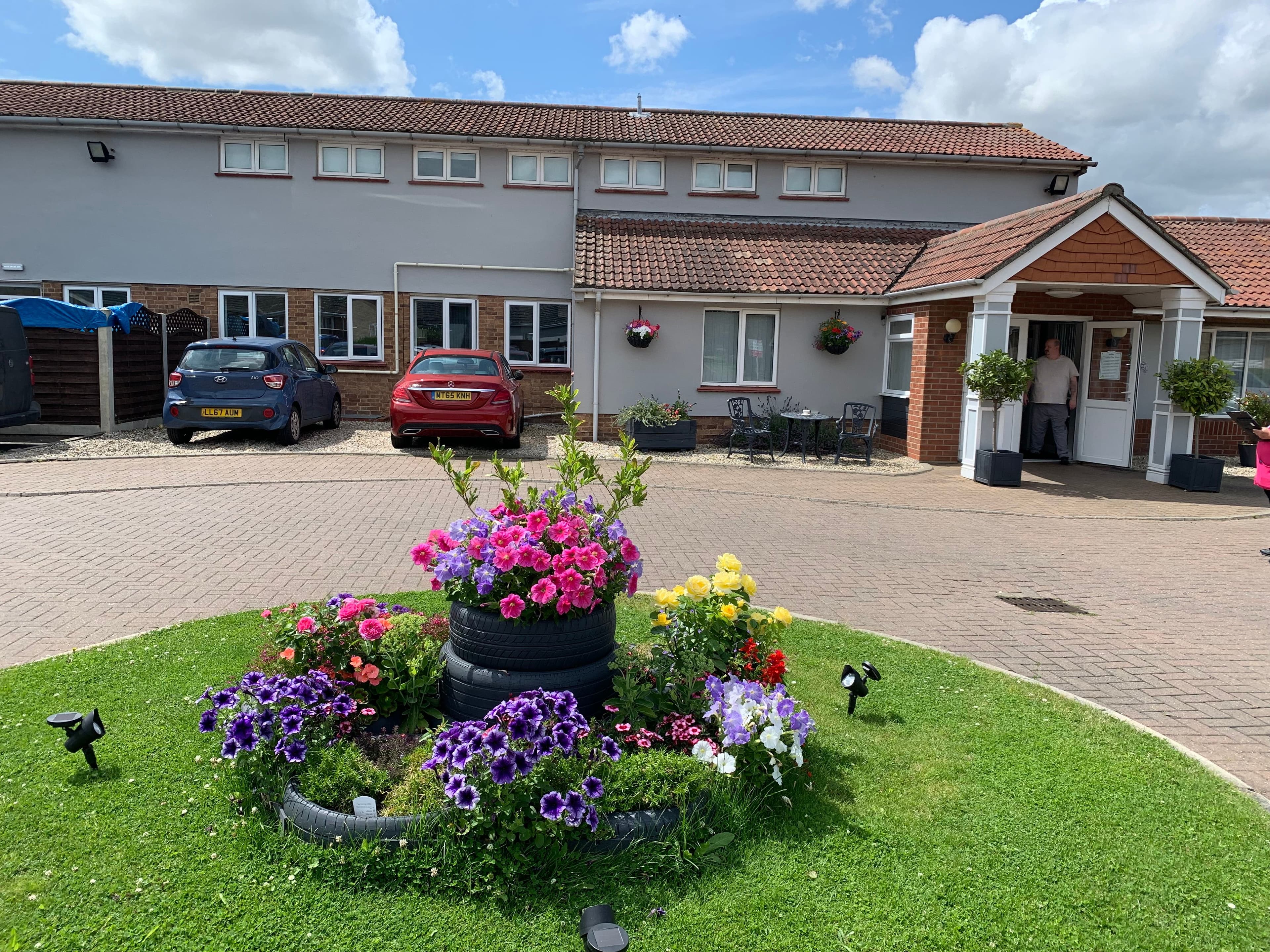 Exterior of Aria Court Care Home in March, Fenland