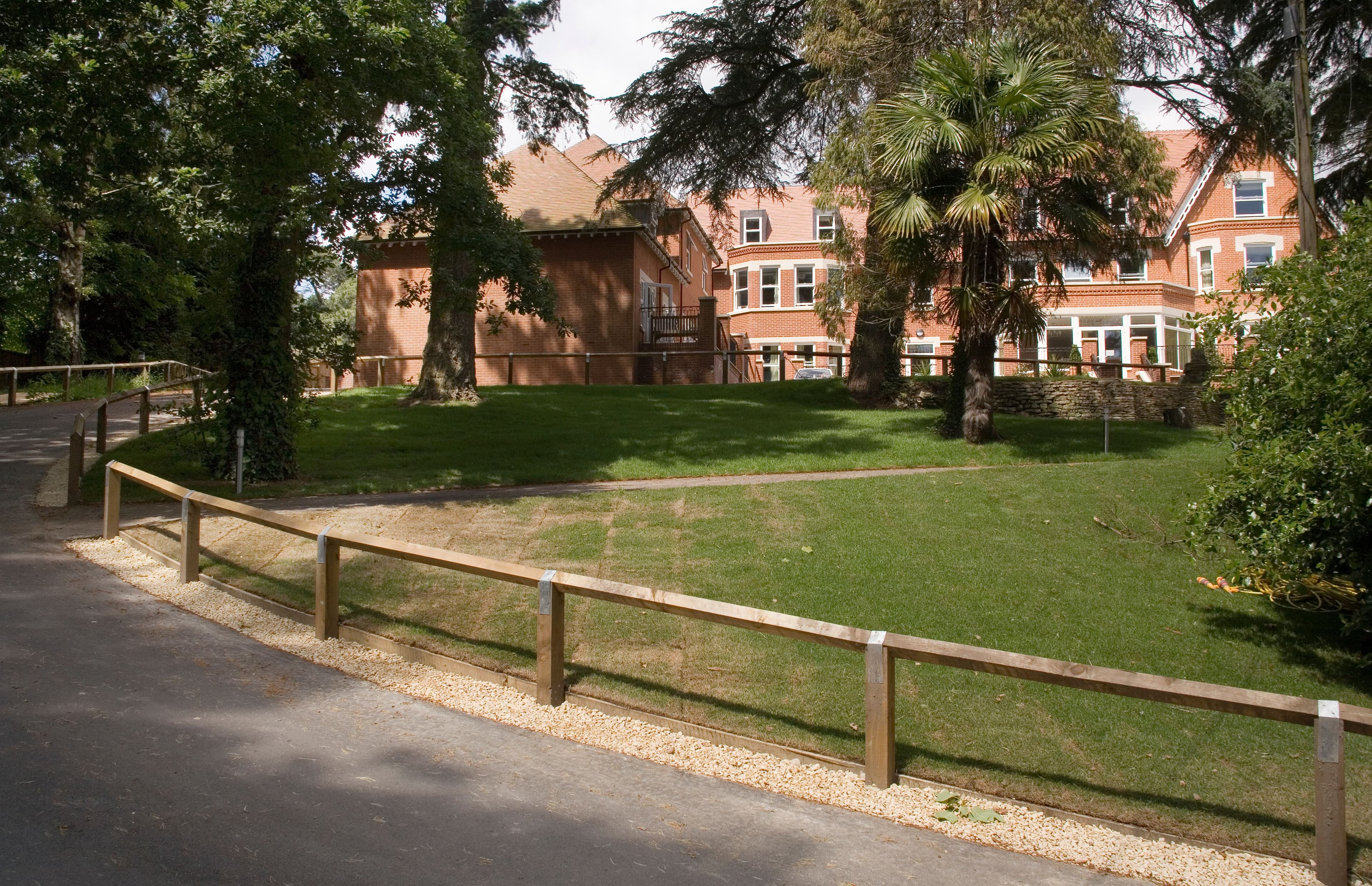 Exterior of Branksome Park care home in Poole, Dorset