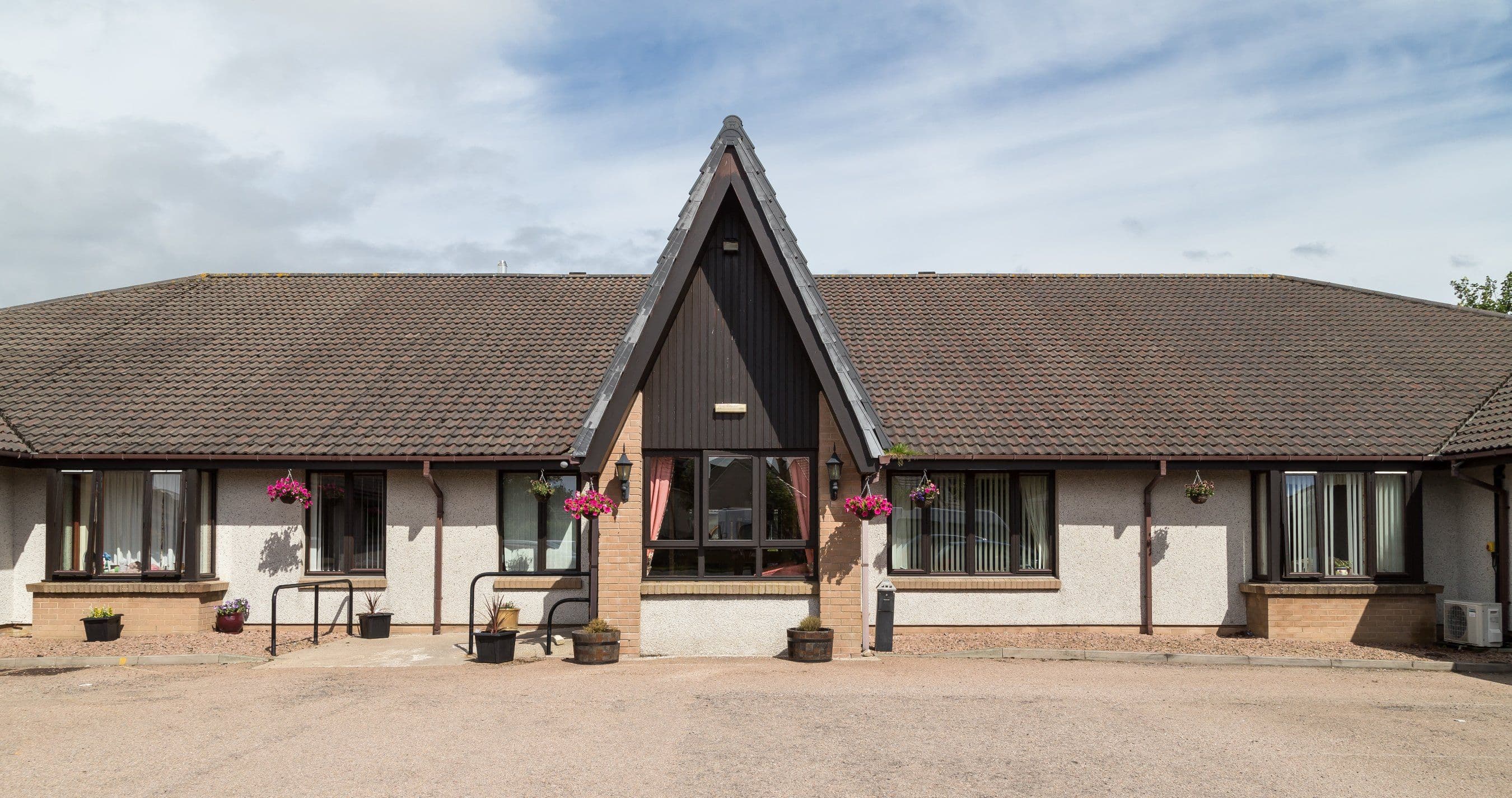 Exterior of Lethen Park Care Home in Aberdeen, Scotland