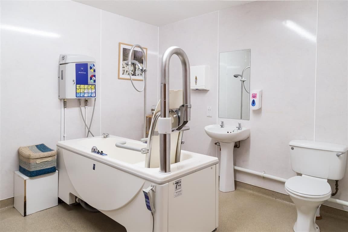 Spa Bathroom at Lethen Park Care Home in Aberdeen, Scotland