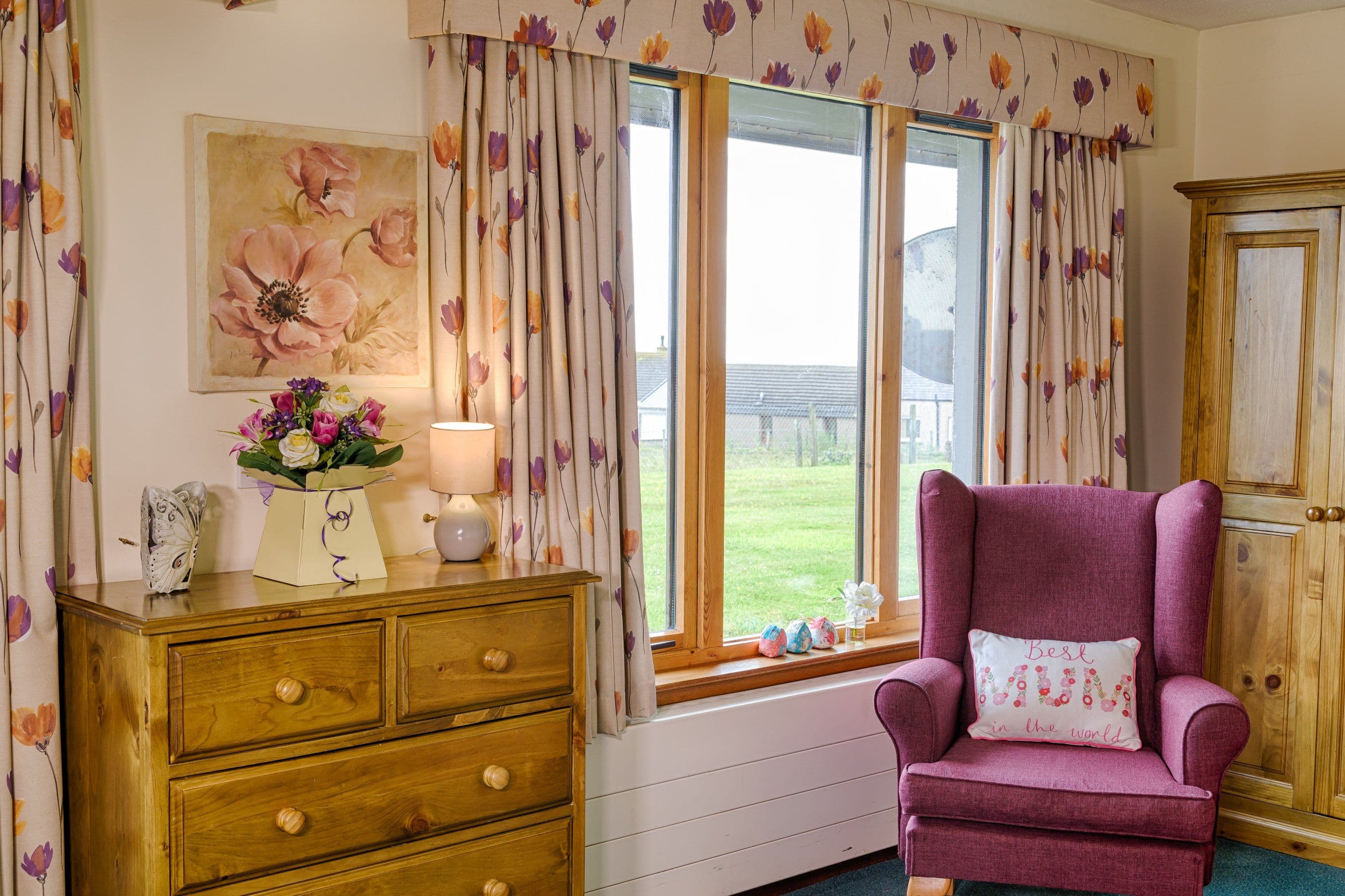 Communal Area at Seaview Care Home in Wick, Highland