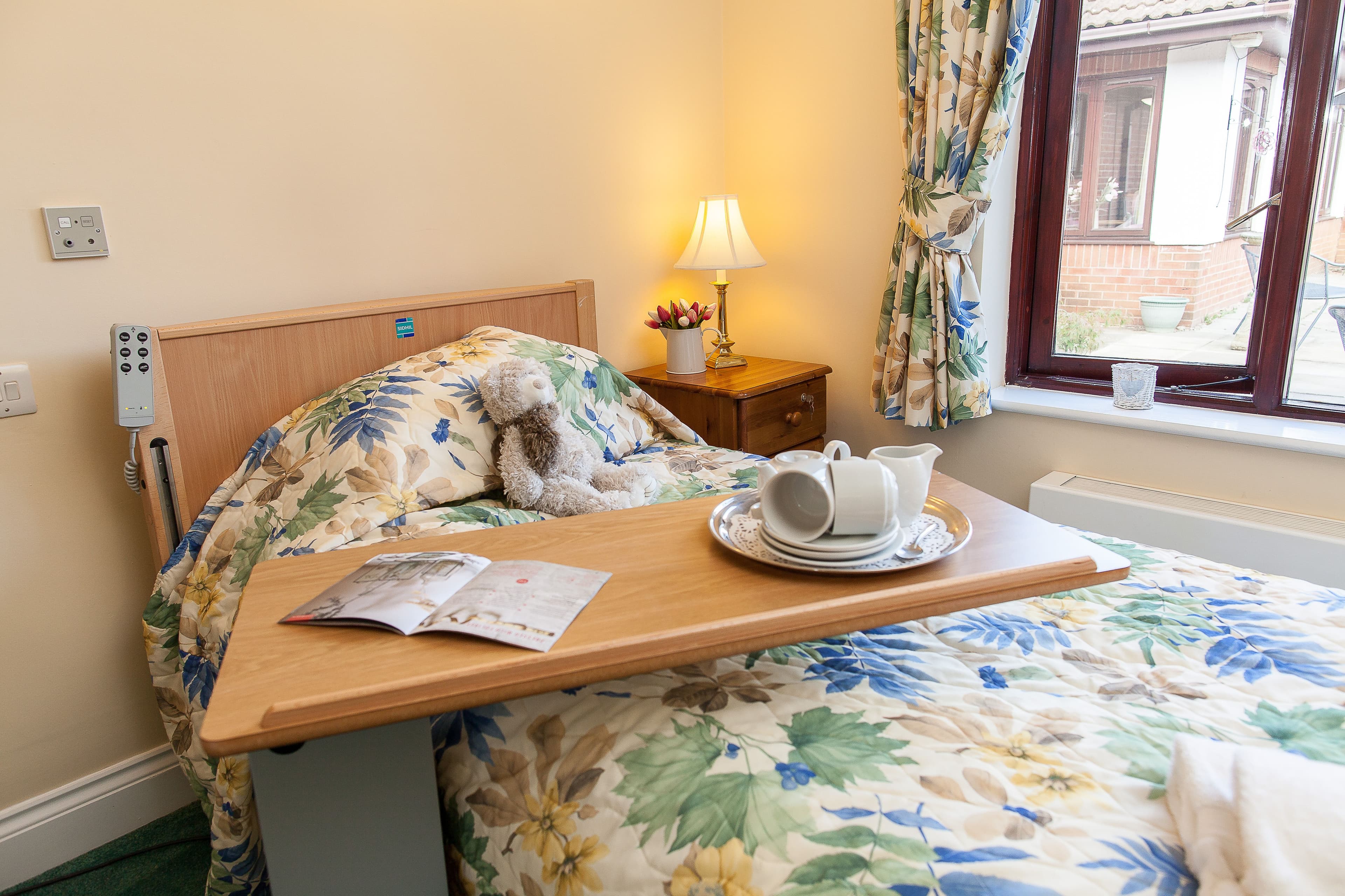 Bedroom of Newton House Care Home in Grantham, South Kesteven