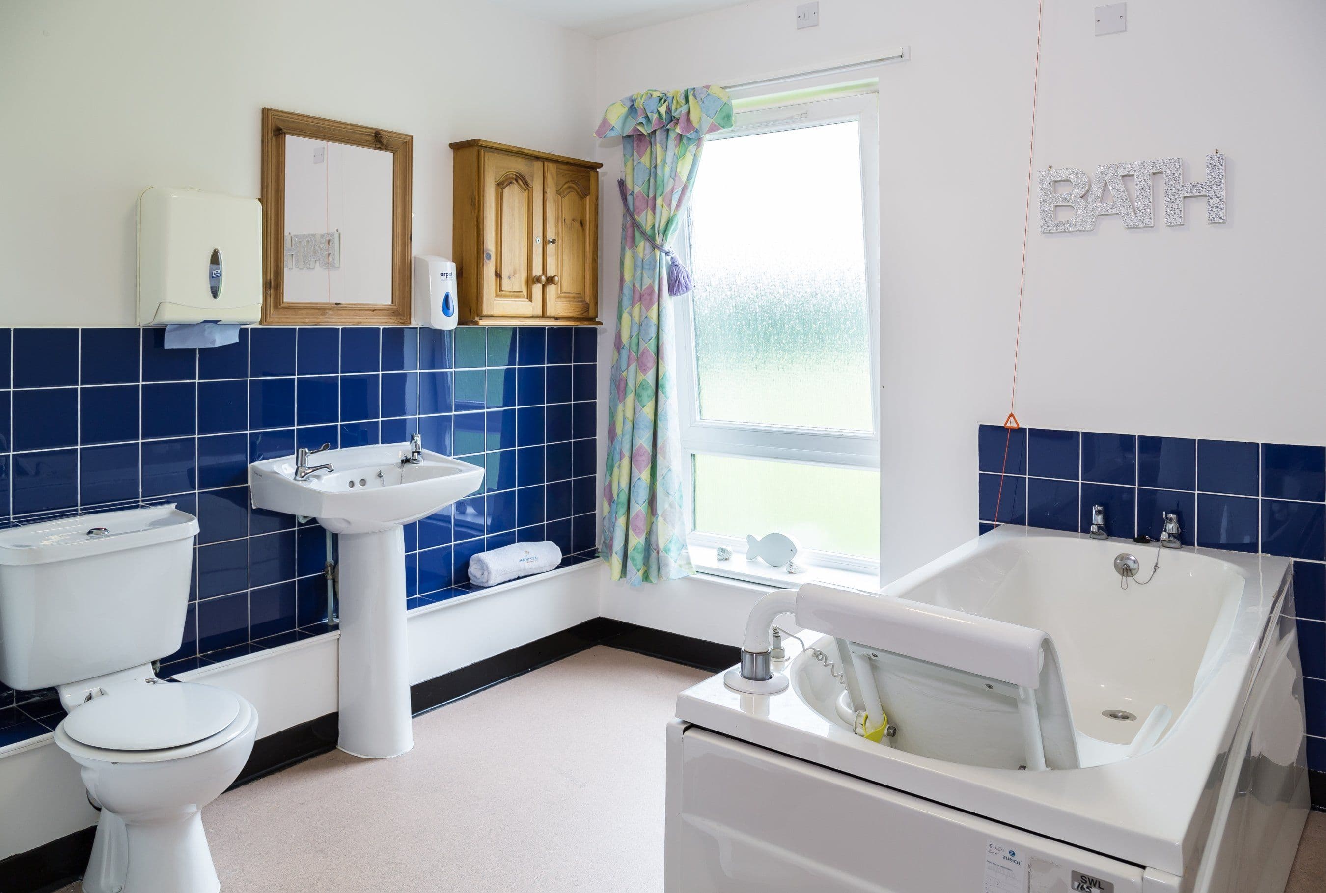 Spa Bath at North Park Care Home in Darlington, North East England