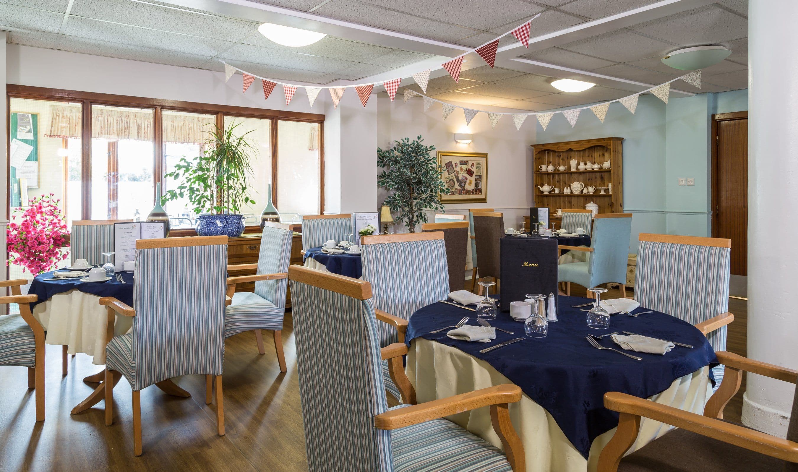 Dining Area at Mallard Court Care home in Bridlington, East Riding of Yorkshire