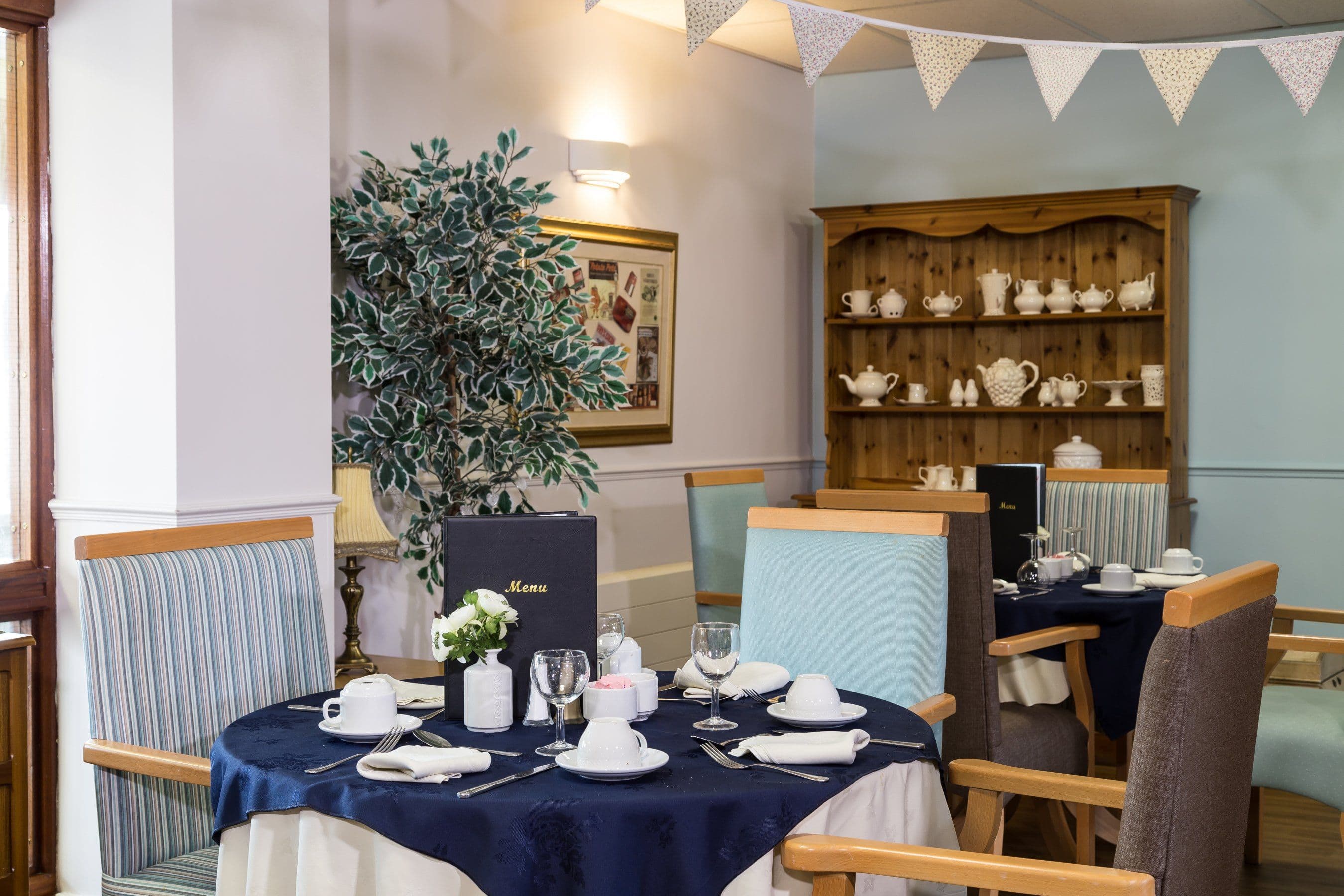 Dining Area at Mallard Court Care home in Bridlington, East Riding of Yorkshire