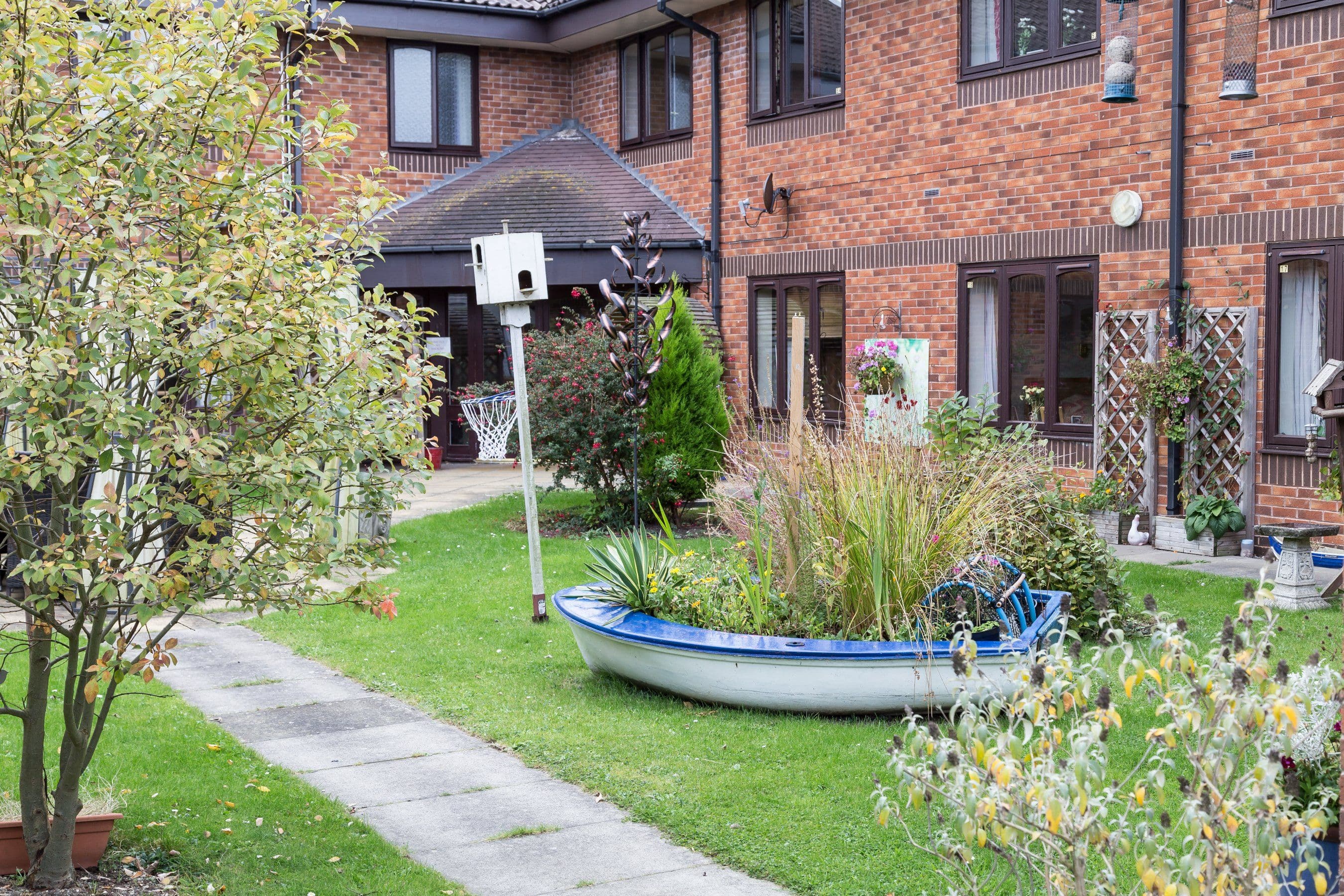 Exterior of Mallard Court Care home in Bridlington, East Riding of Yorkshire