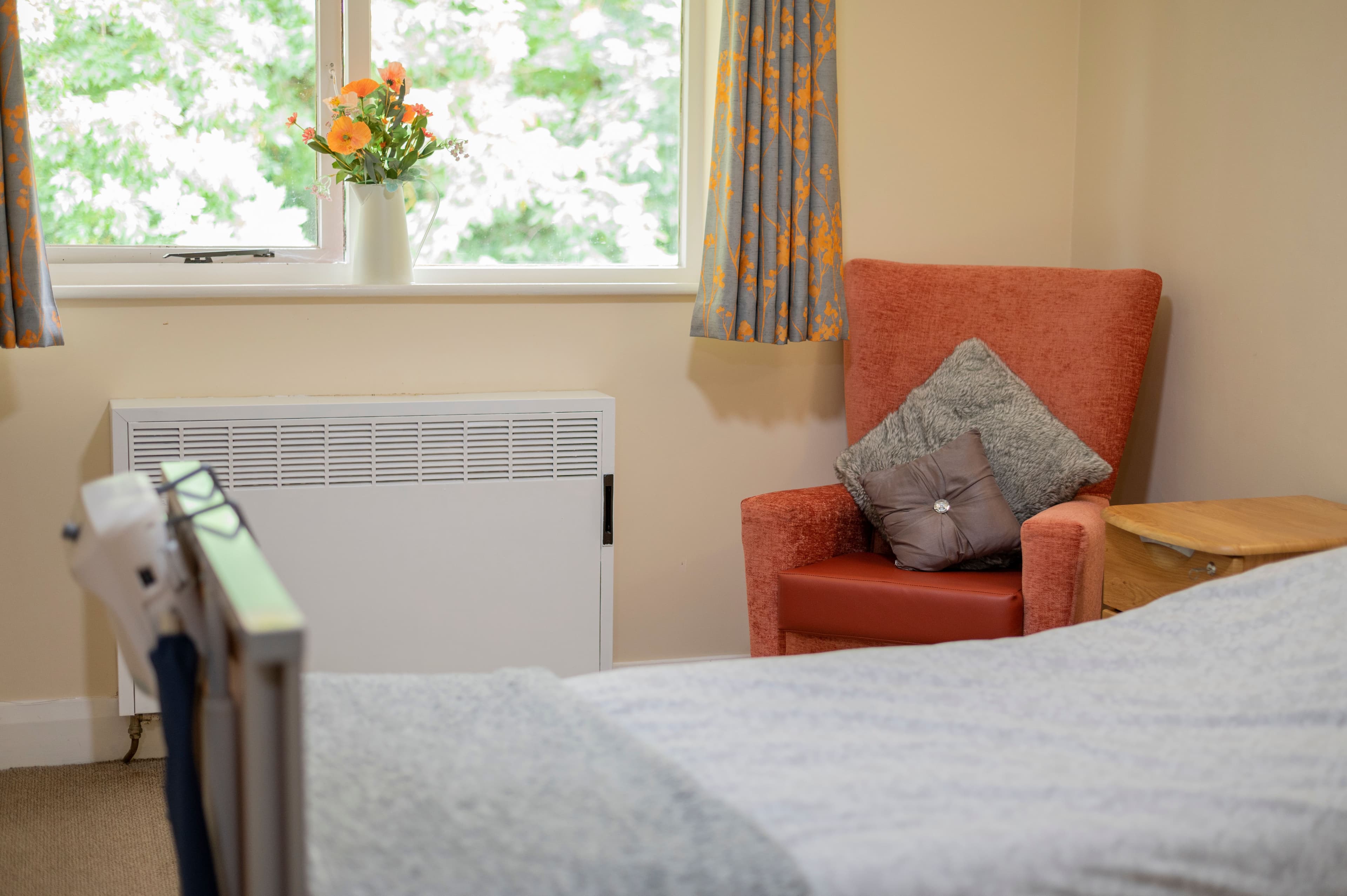 Bedroom at Bletchley House Care Home in Milton Keynes, Buckinghamshire