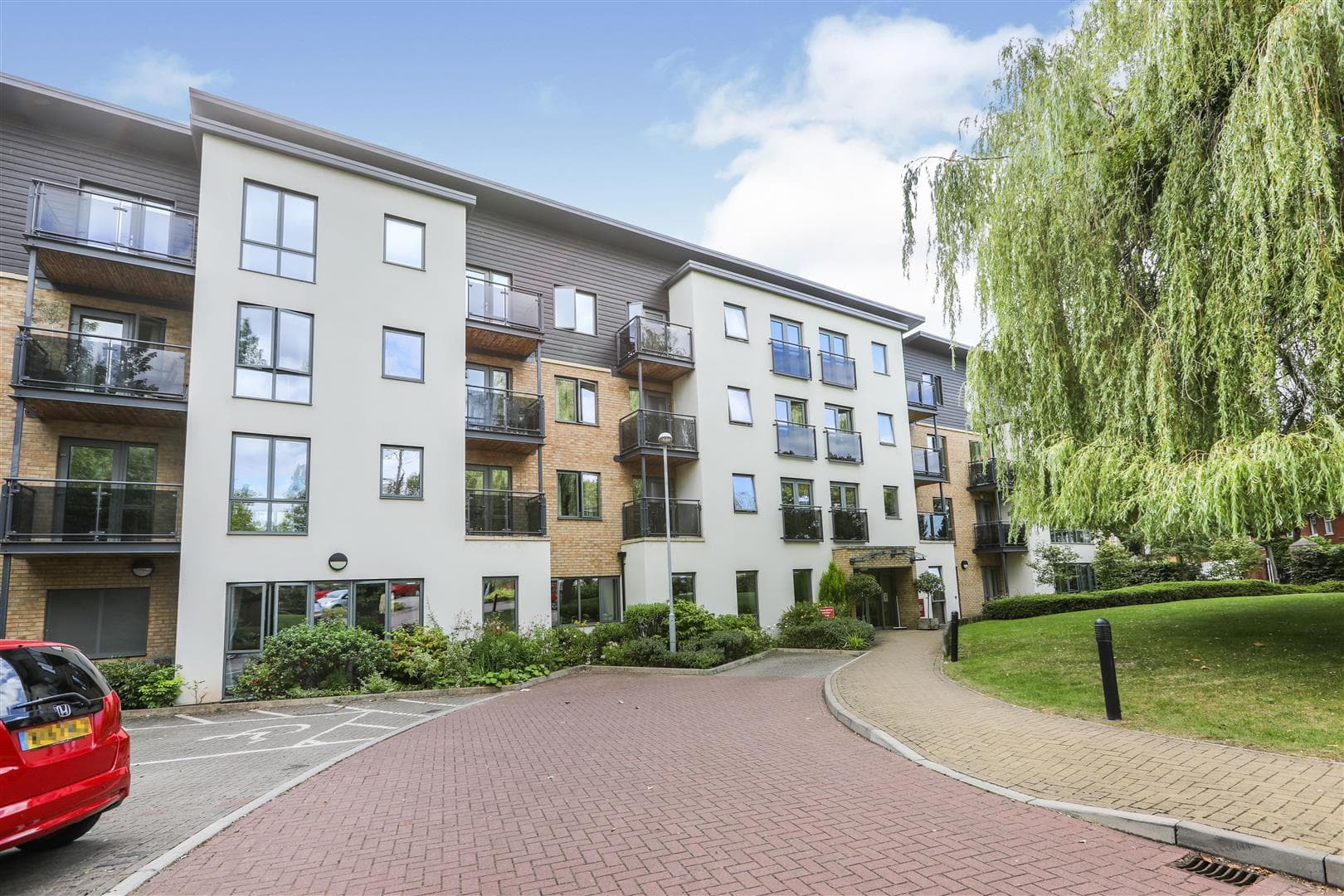 Garden at Jenner Court Retirement Development in Cheltenham, Gloucestershire