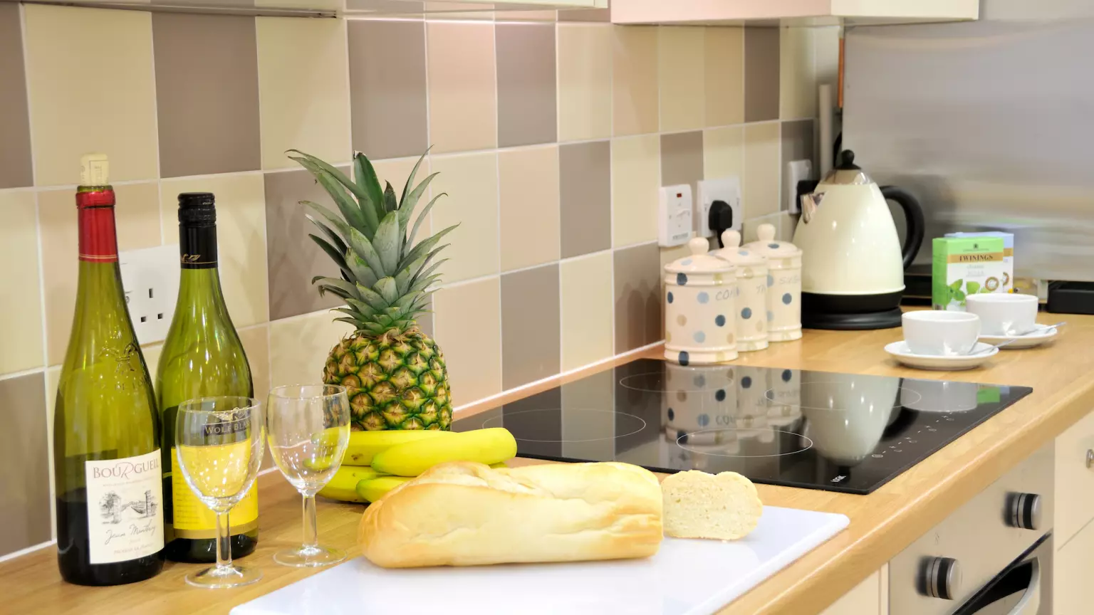 Kitchen of Jubilee Court care home in Stevenage, Hertfordshire