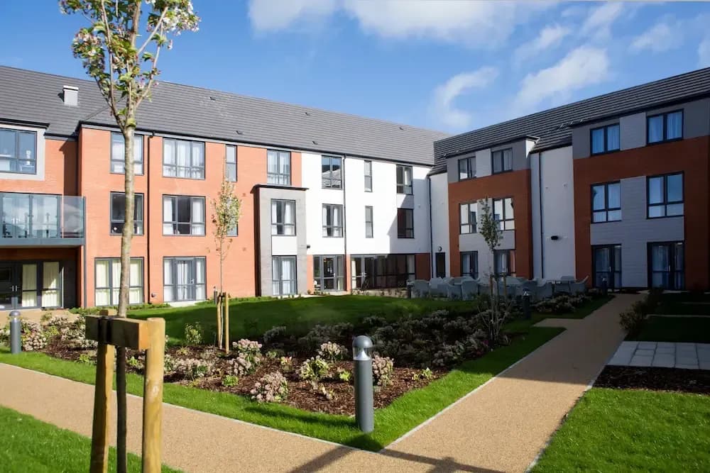 Jubilee House Care Home garden and exterior