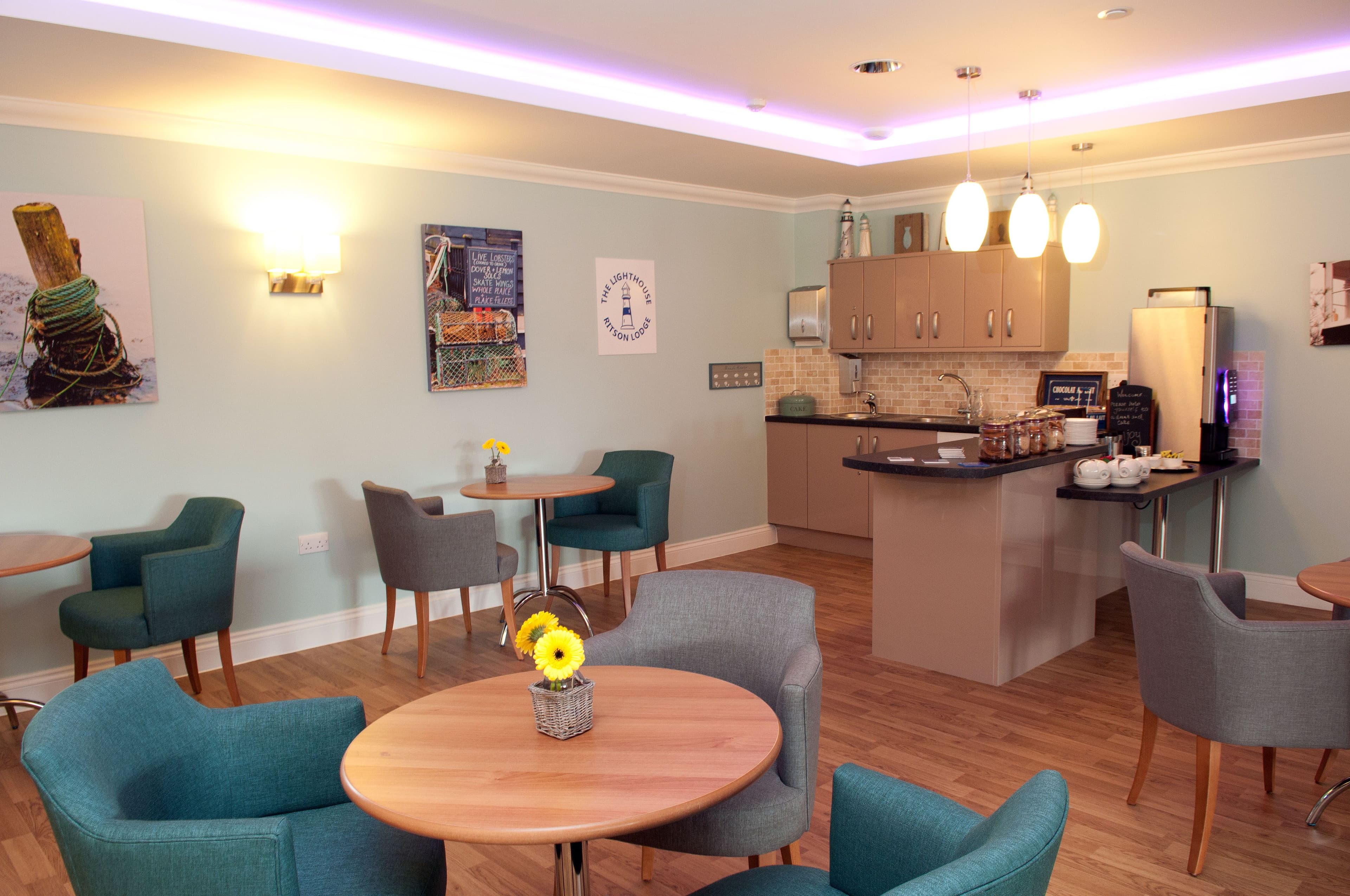 Cafe at Ritson Lodge Care Home in Gorleston-on-Sea, Great Yarmouth