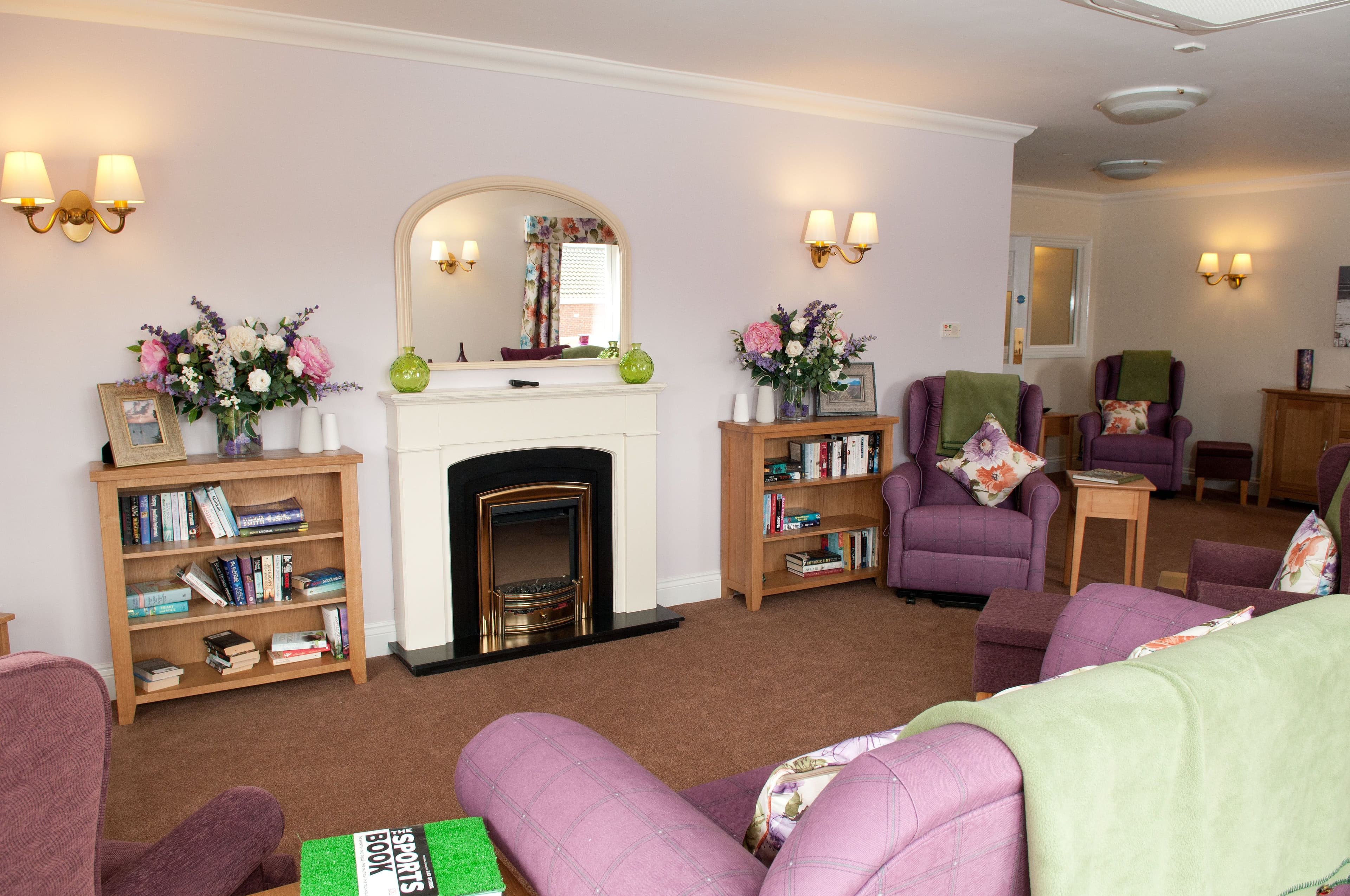 Communal Lounge of Ritson Lodge Care Home in Gorleston-on-Sea, Great Yarmouth