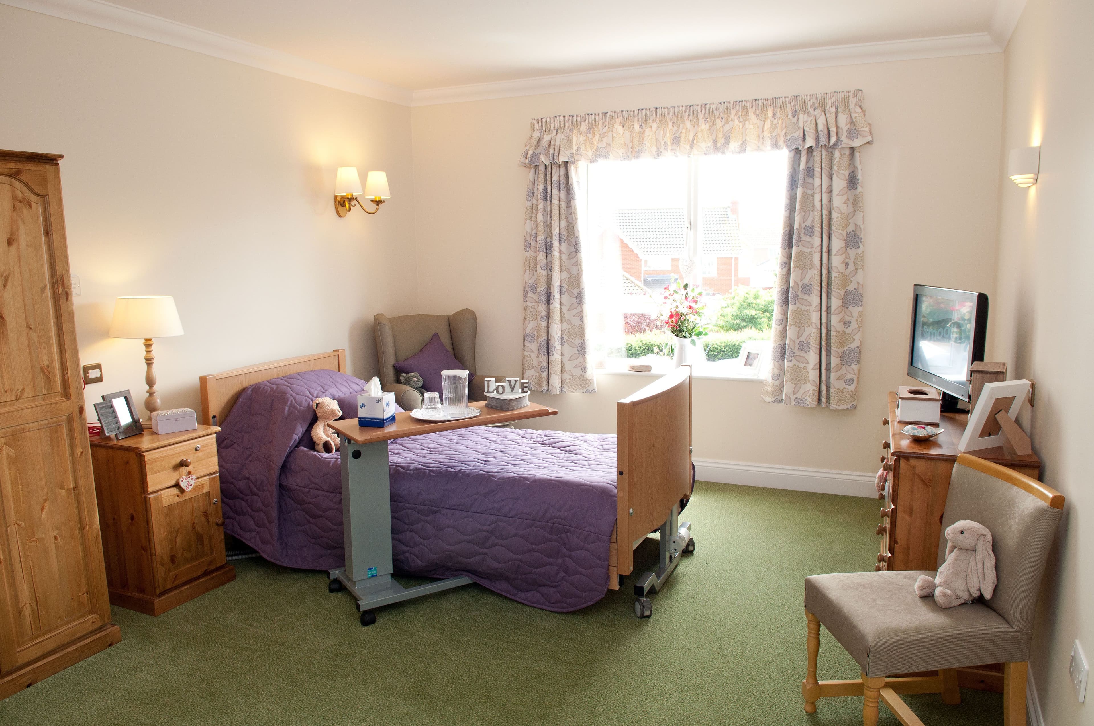 Bedroom at Ritson Lodge Care Home in Gorleston-on-Sea, Great Yarmouth