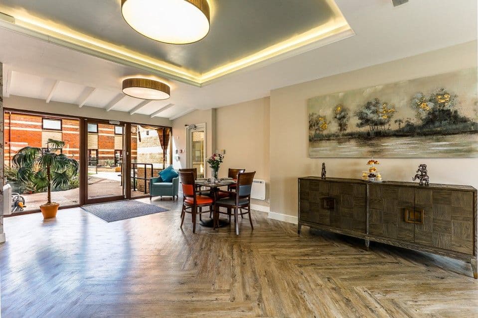 Reception at Kingfisher House Care Home in North Tyneside, Tyne and Wear