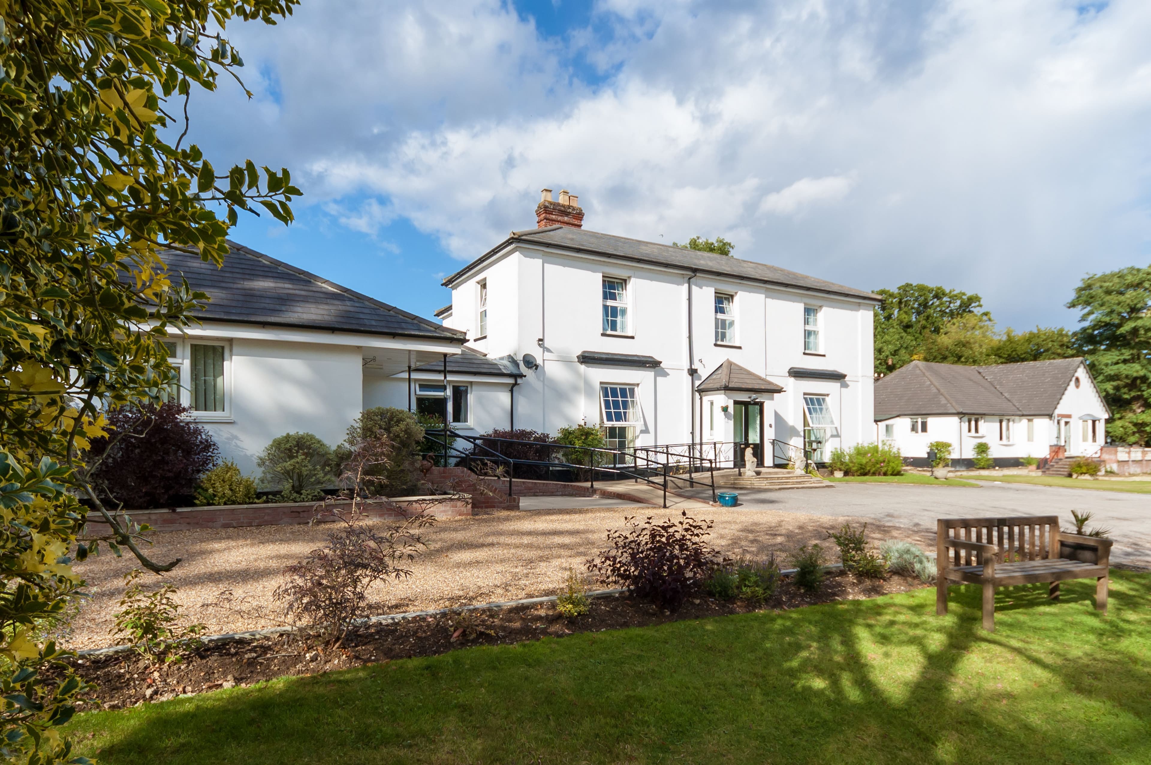 Exterior of Yaxley House Care Home in Eye, Mid Suffolk