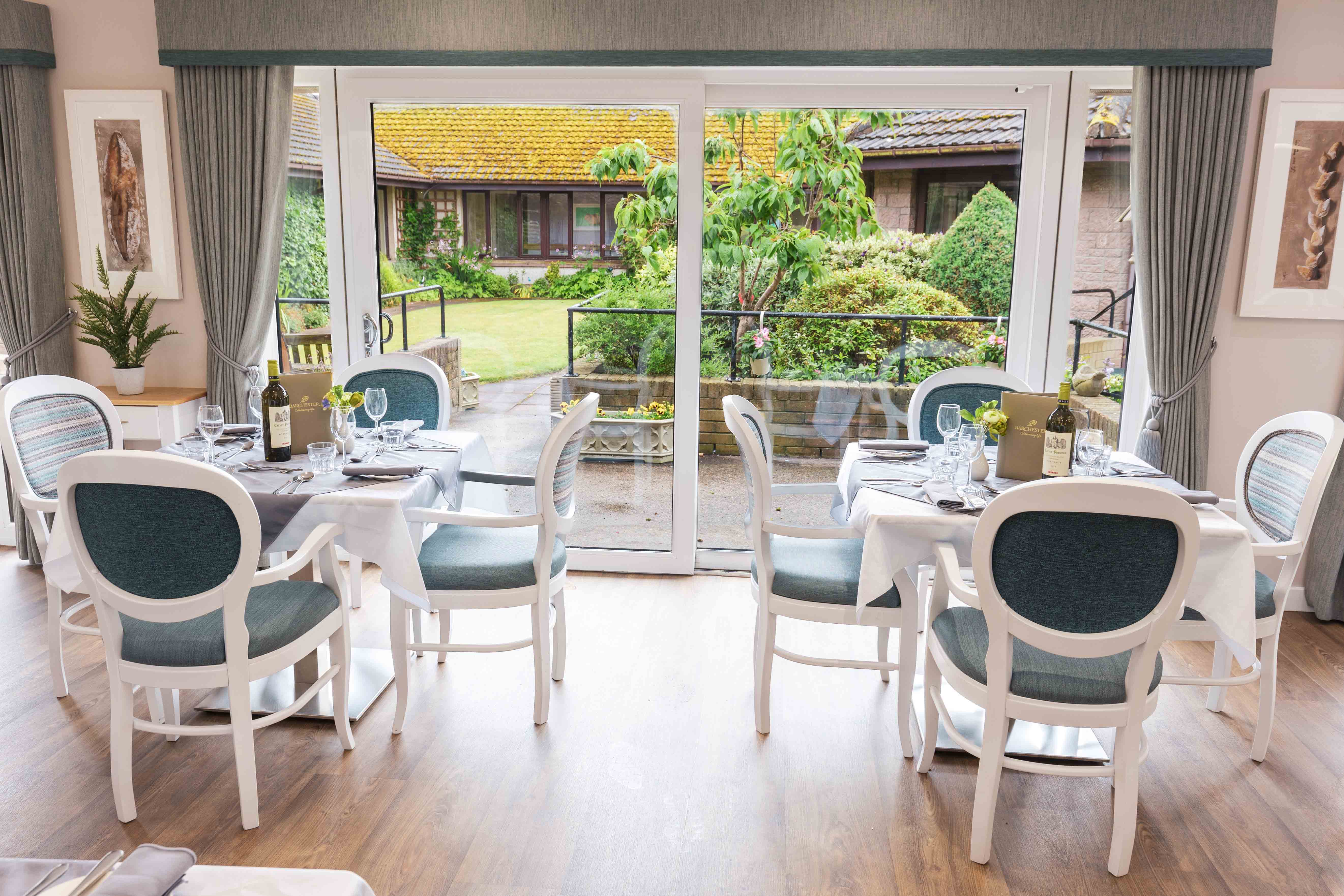 Dining Room at Kirkburn Court Care Home in Peterhead, Aberdeenshire