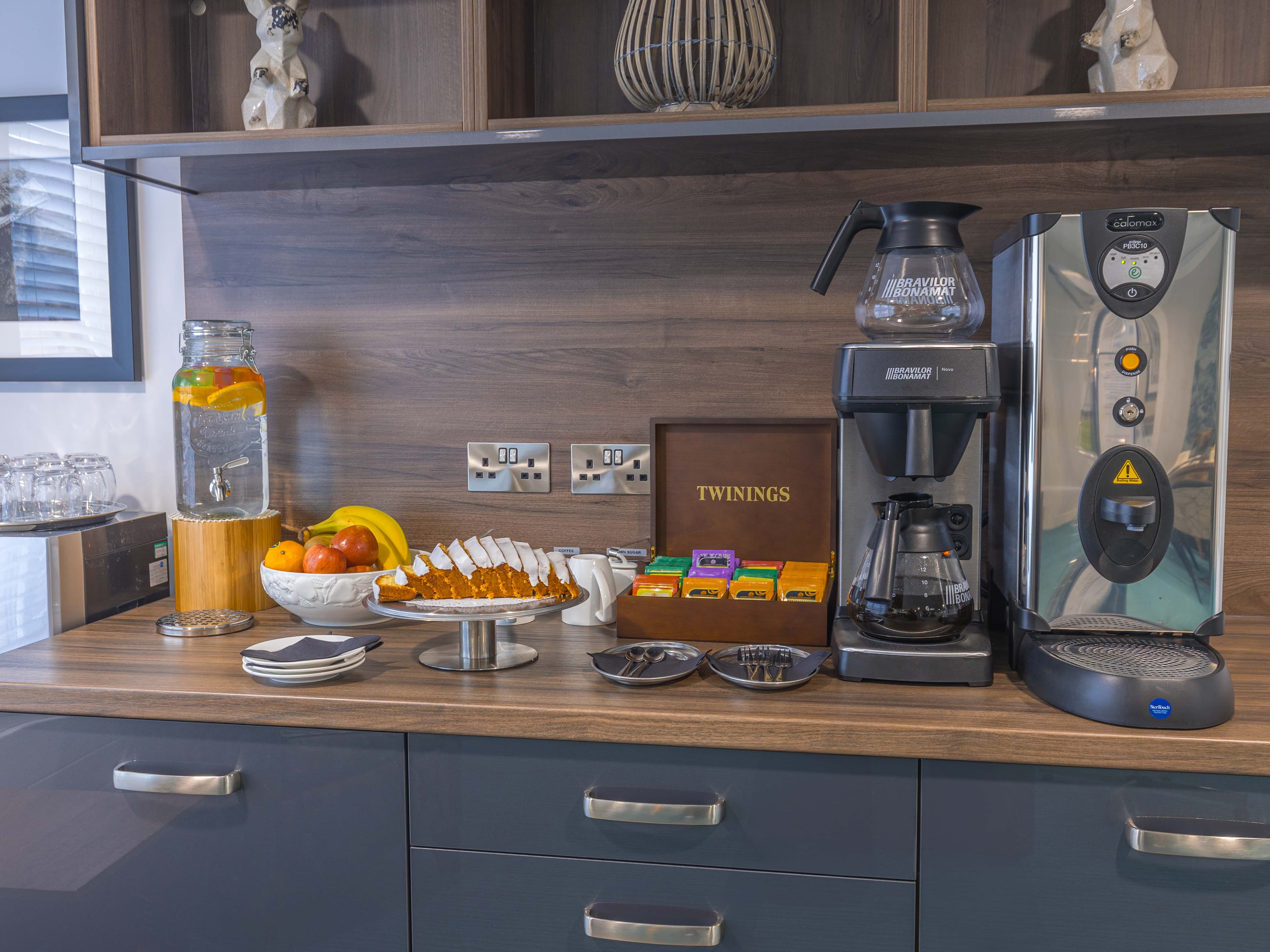 Cafe at Kirkburn Court Care Home in Peterhead, Aberdeenshire