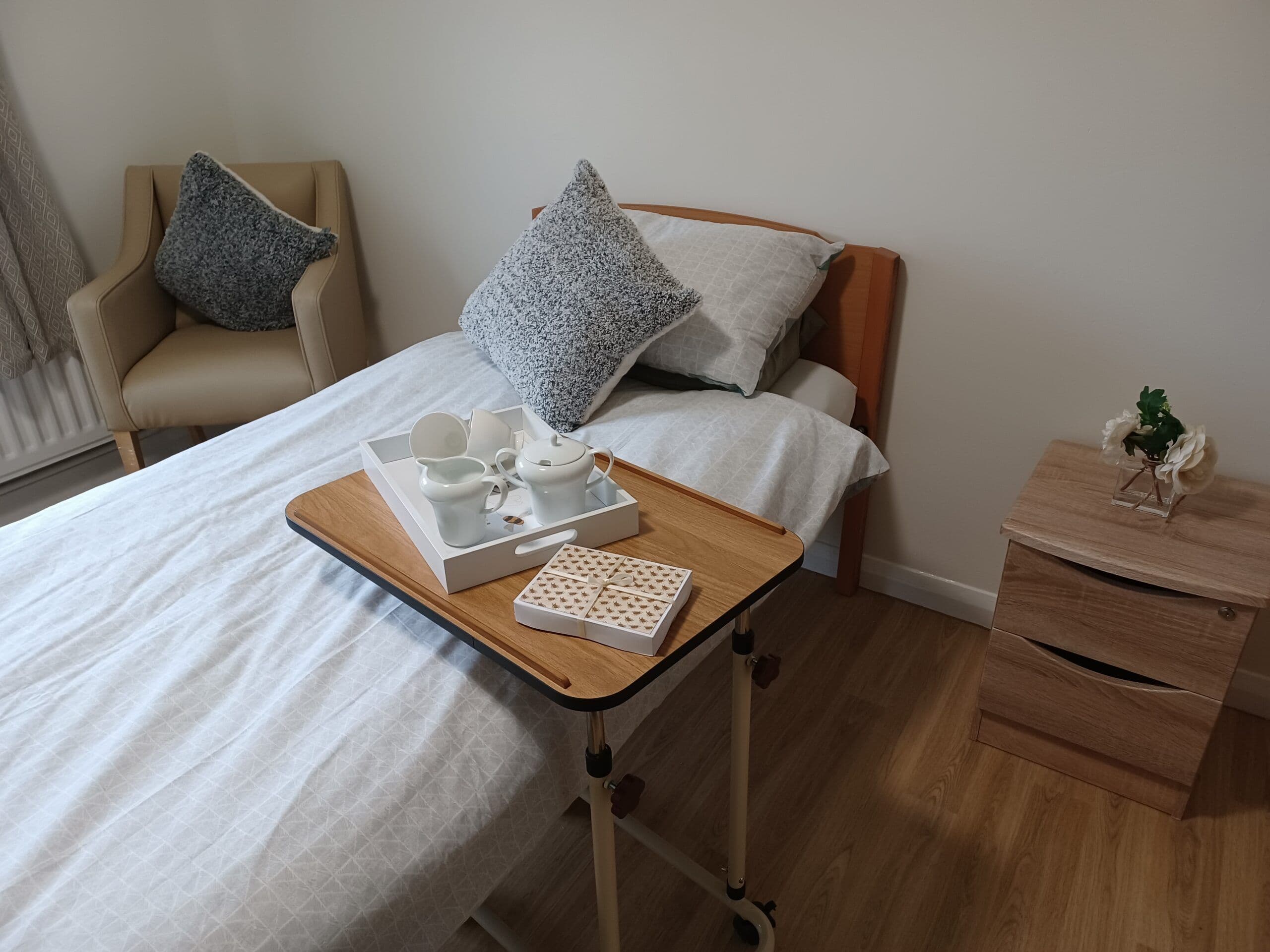 Bedroom at Knowles Court Care Home, Bradford, West Yorkshire