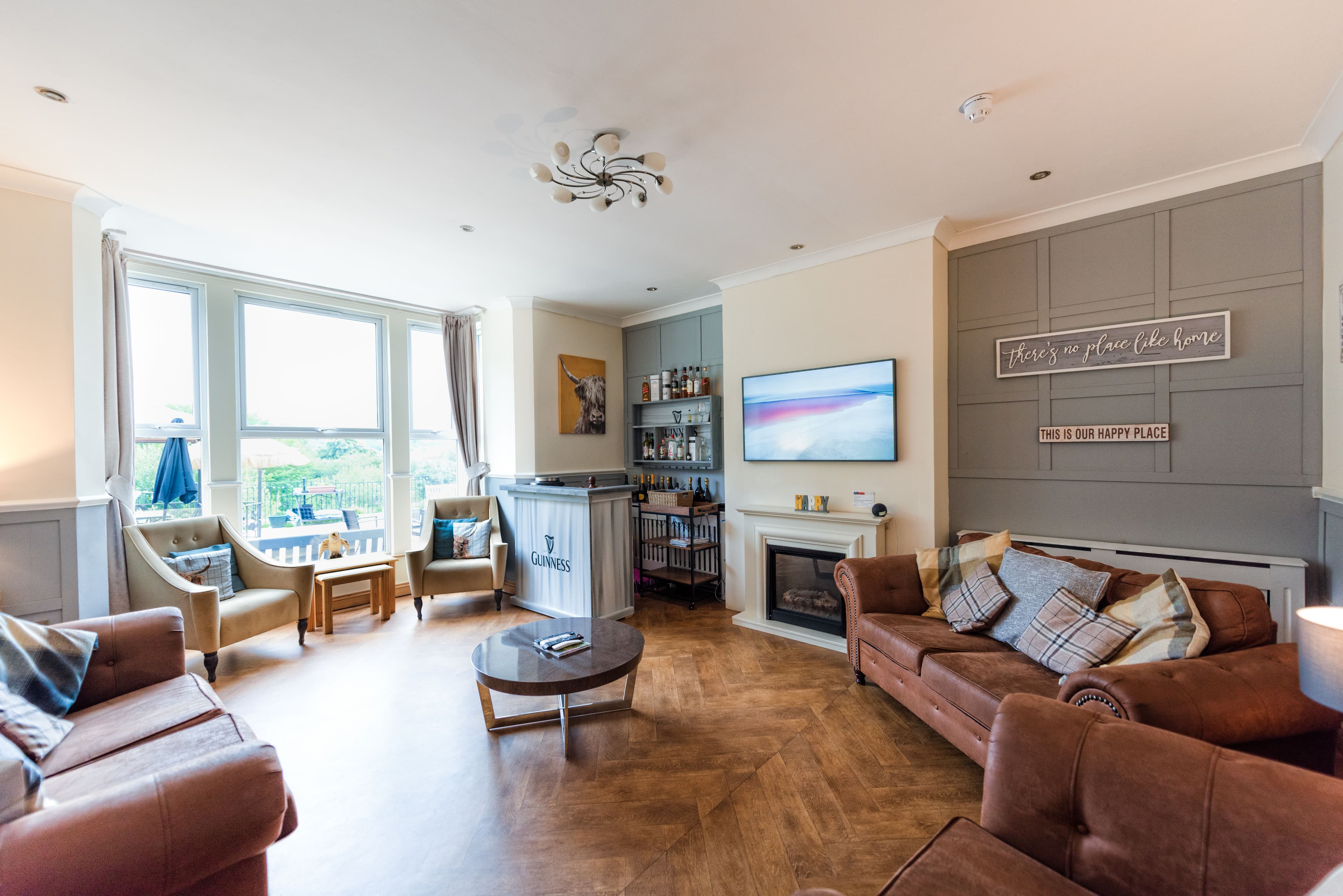 Communal Area of Lavender Hills Care Home in Ramsbottom, Bury